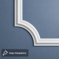 Изображение товара Уголок для плинтуса NMC WL2-C1 белый, влагостойкий (4 шт)