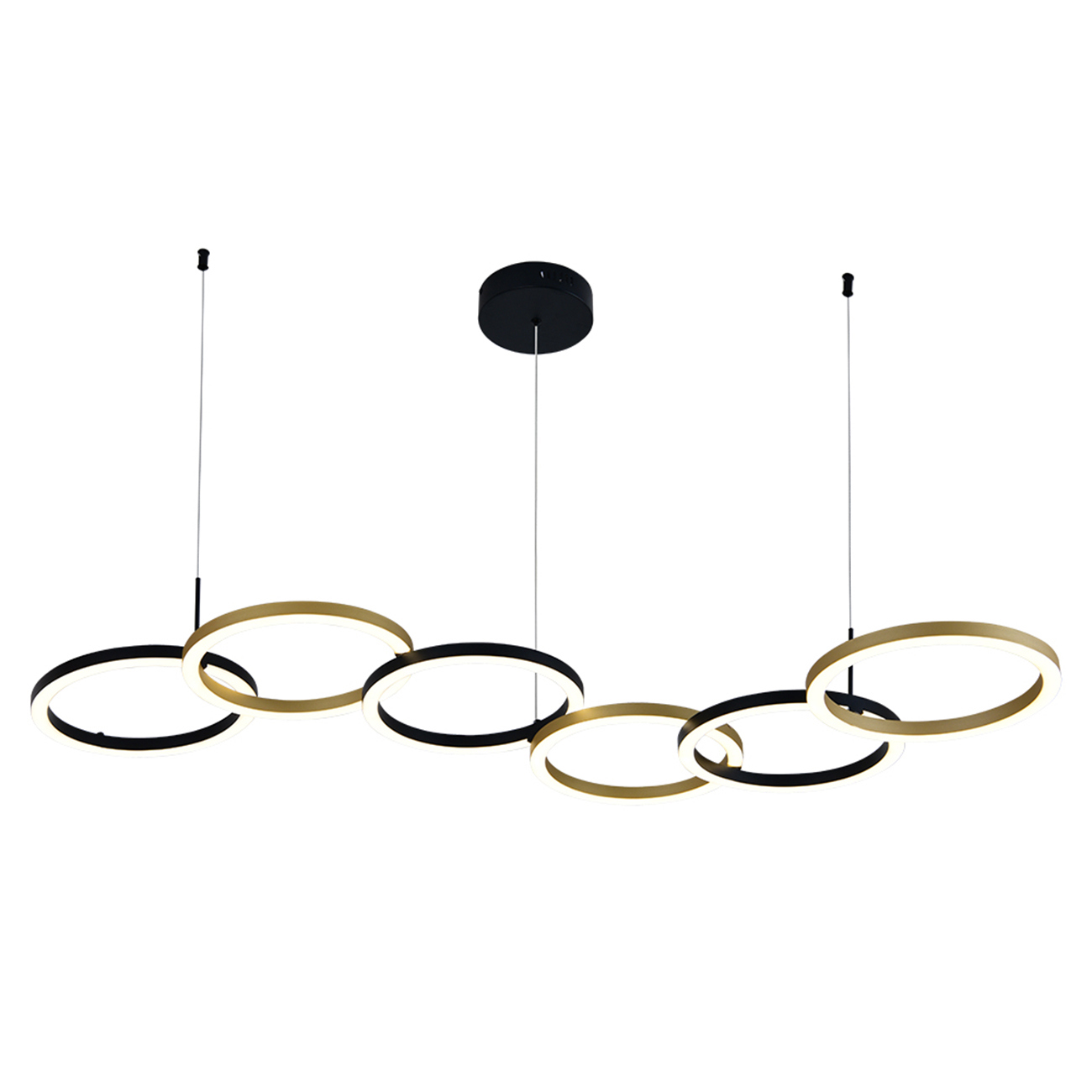 Изображение товара Светильник подвесной светодиодная Indigo Anello с пультом управления 23 м² регулируемый белый свет цвет