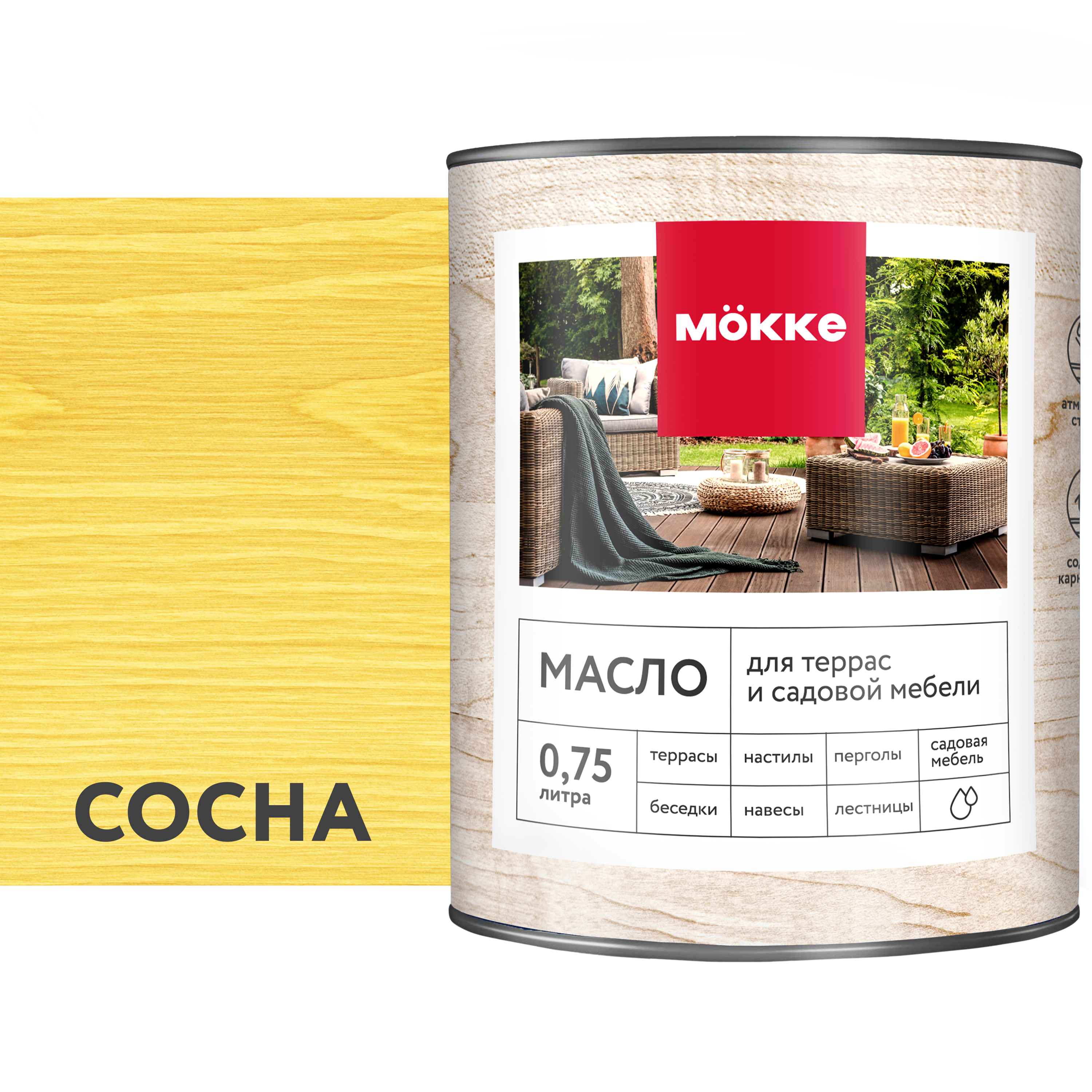 Изображение товара Масло для пола и лестниц Mökke цвет сосна 0.75 л Изображение товара Масло для пола и лестниц Mökke цвет сосна 0.75 л