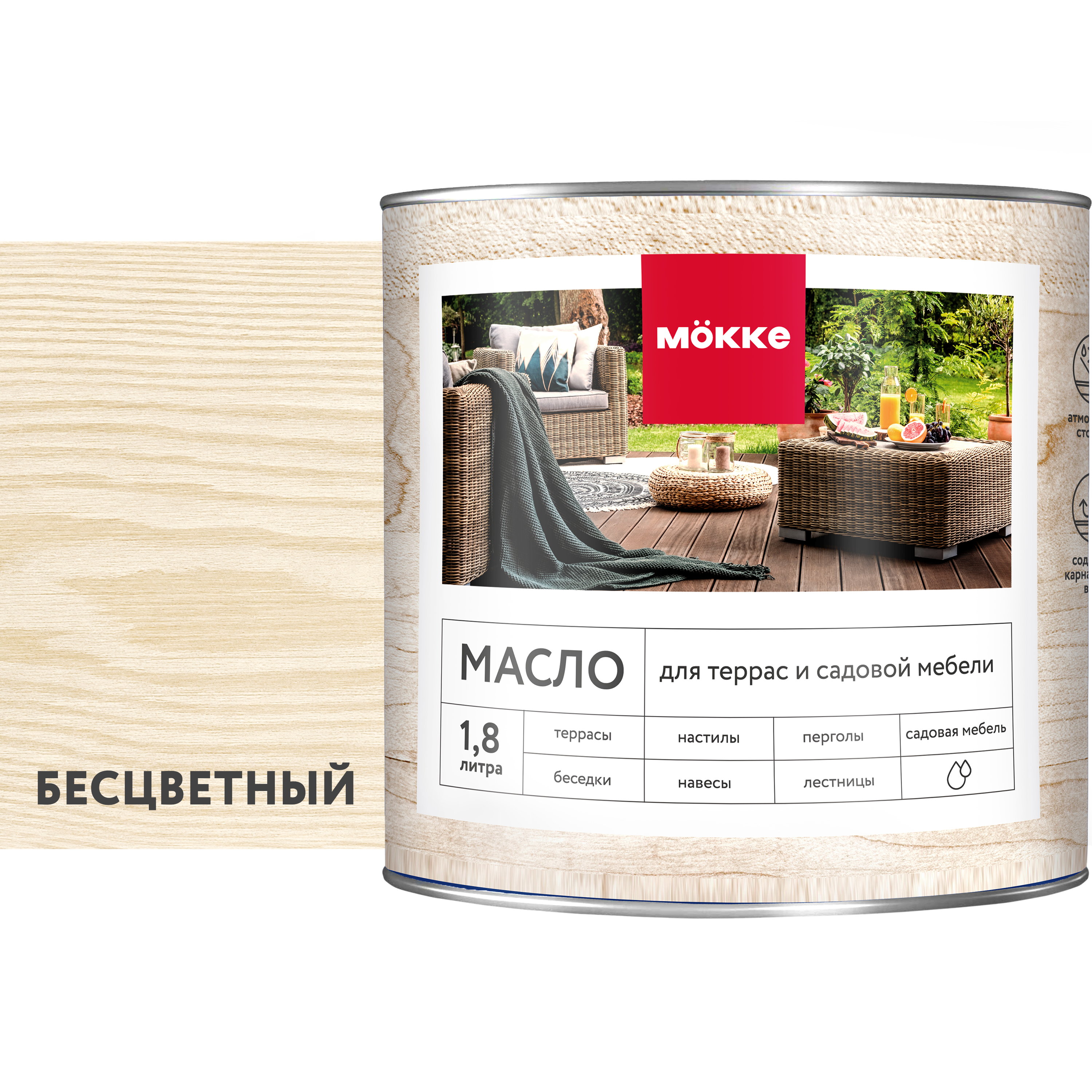 Изображение товара Масло для пола и лестниц Mökke цвет бесцветный 1.8 л Изображение товара Масло для пола и лестниц Mökke цвет бесцветный 1.8 л