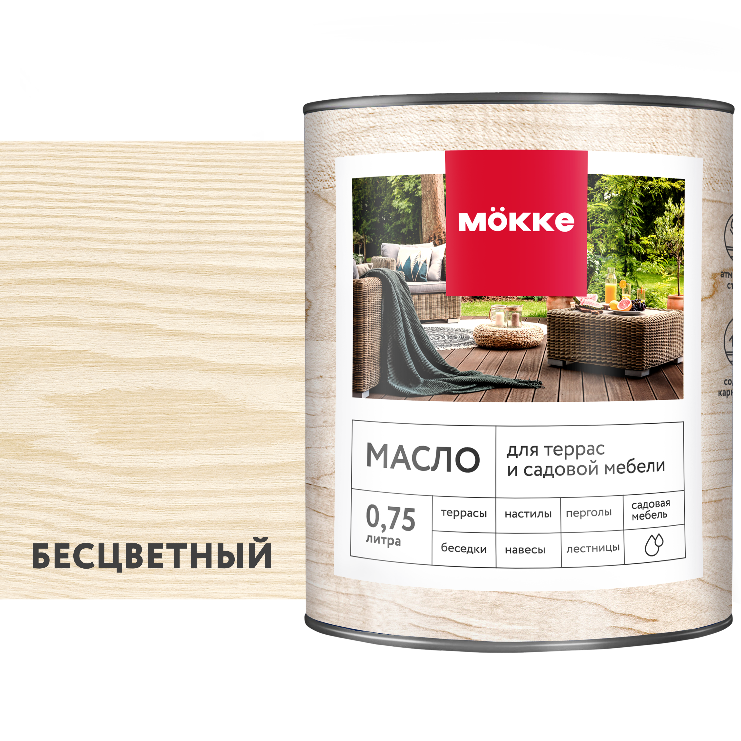 Изображение товара Масло для пола и лестниц Mökke цвет бесцветный 0.75 л