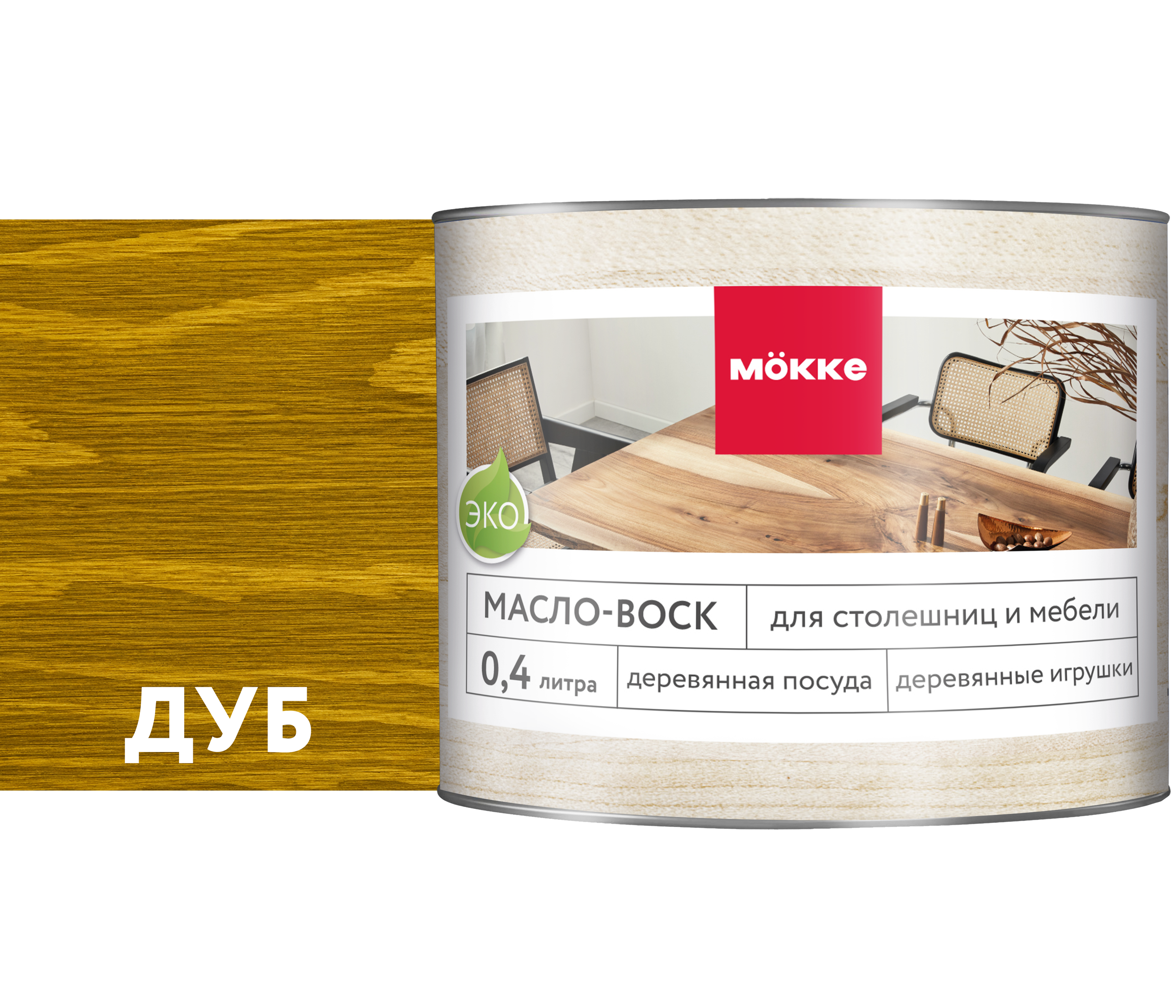 Изображение товара Масло для пола и лестниц Mökke цвет дуб 0.4 л