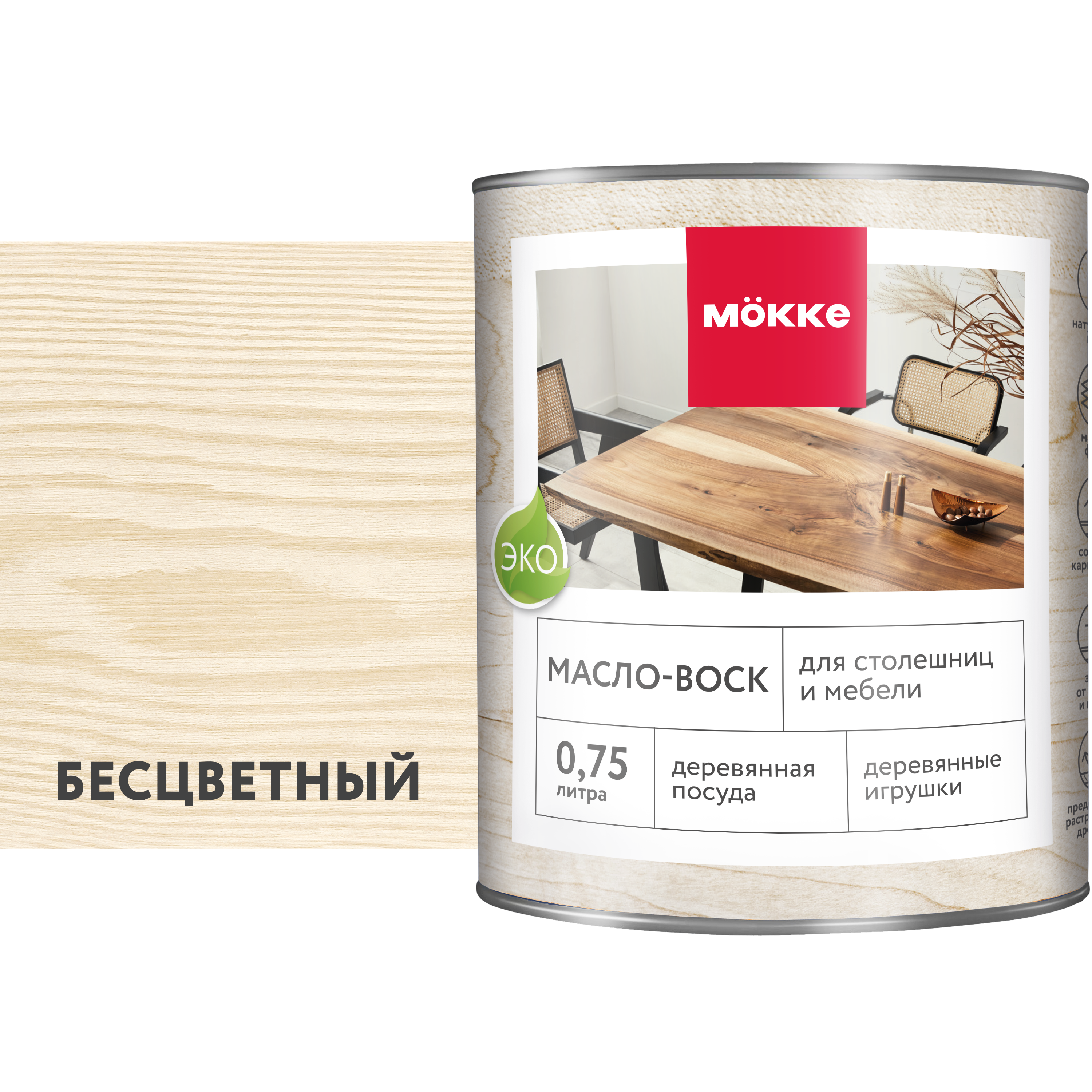 Изображение товара Масло для пола и лестниц Mökke цвет бесцветный 0.75 л