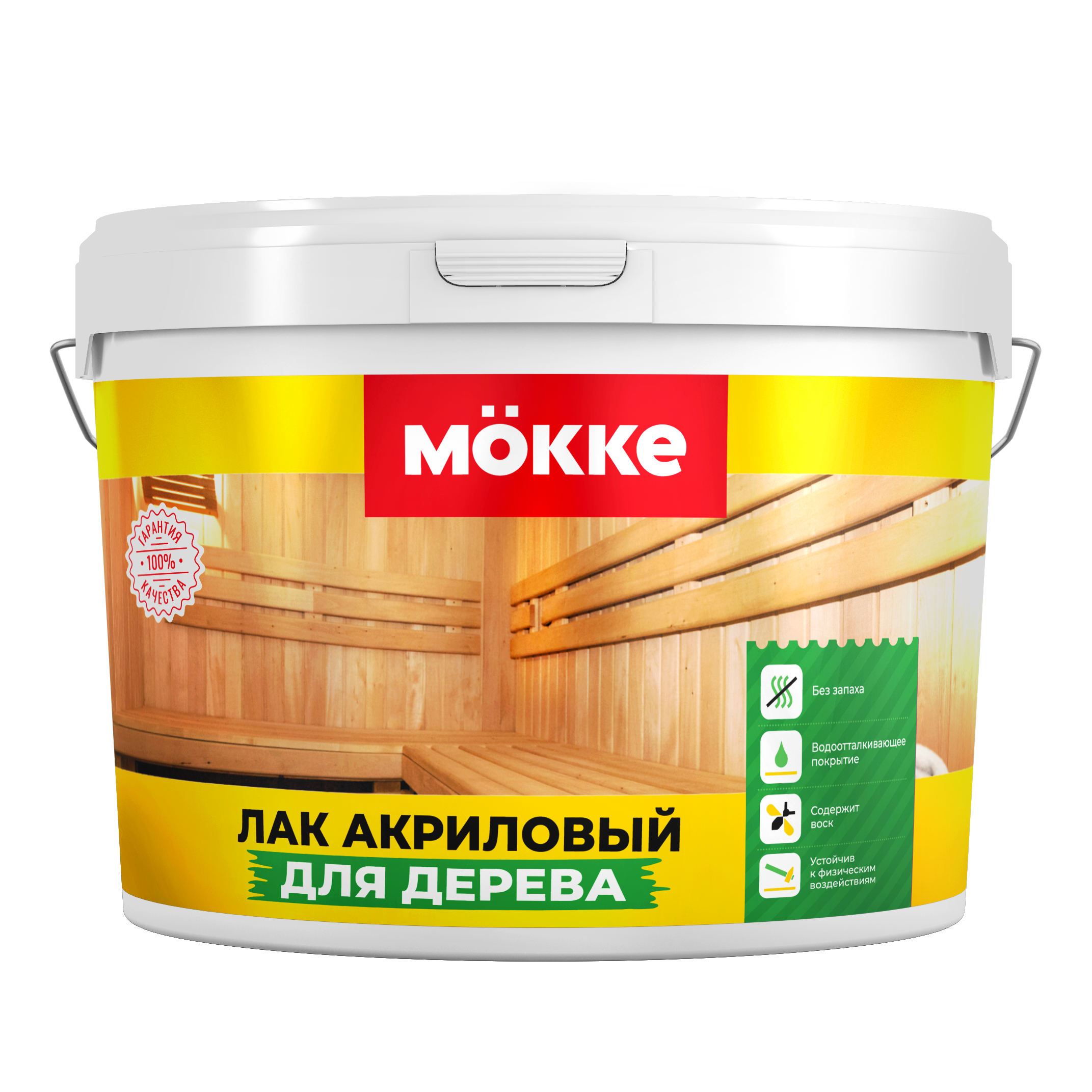 Изображение товара Лак акриловый по дереву MÖKKE 2.5 л.