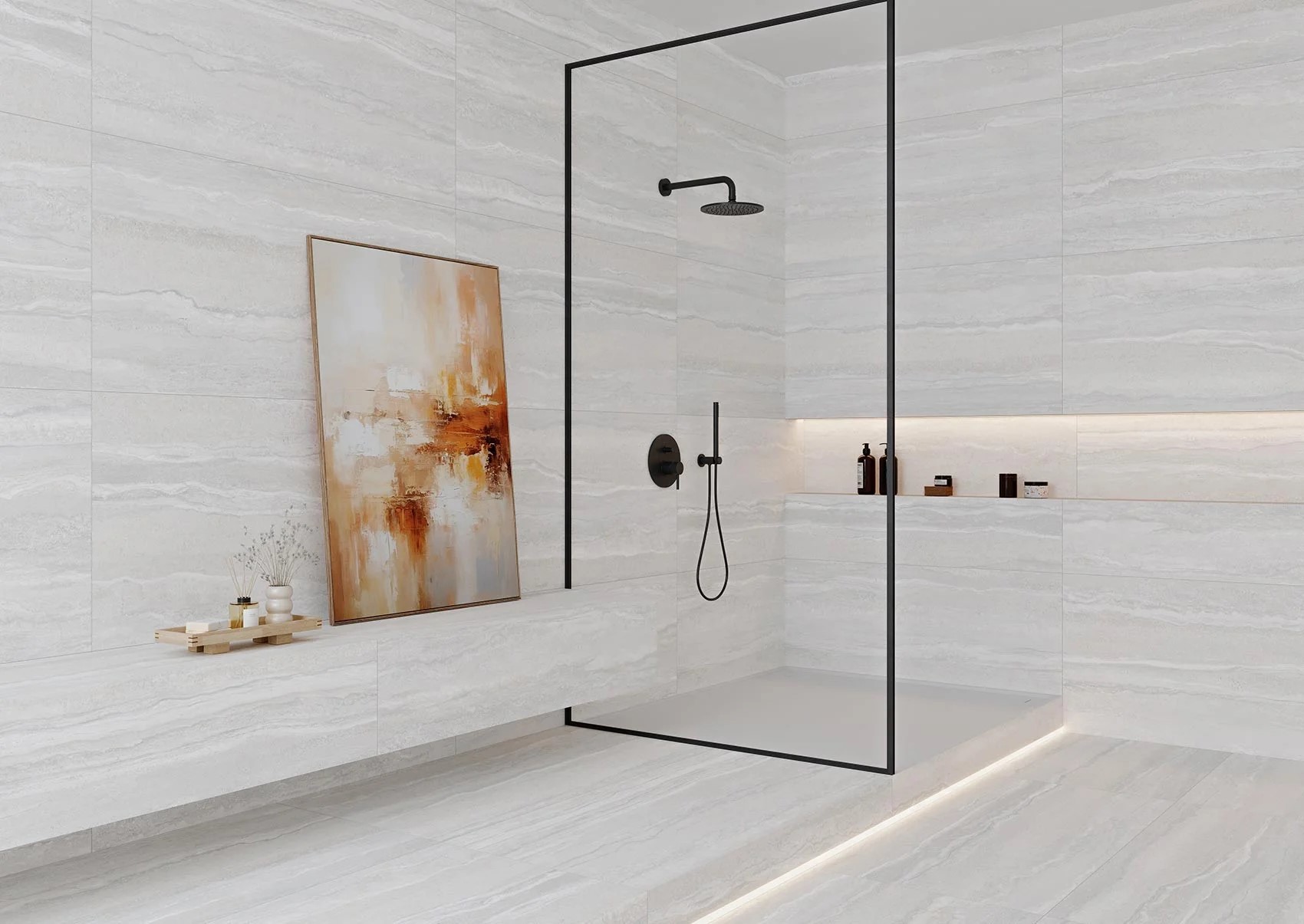 Изображение товара Керамогранит Navarti Navona Rlv. Bianco matt 60x120 1.44 м2 цвет белый