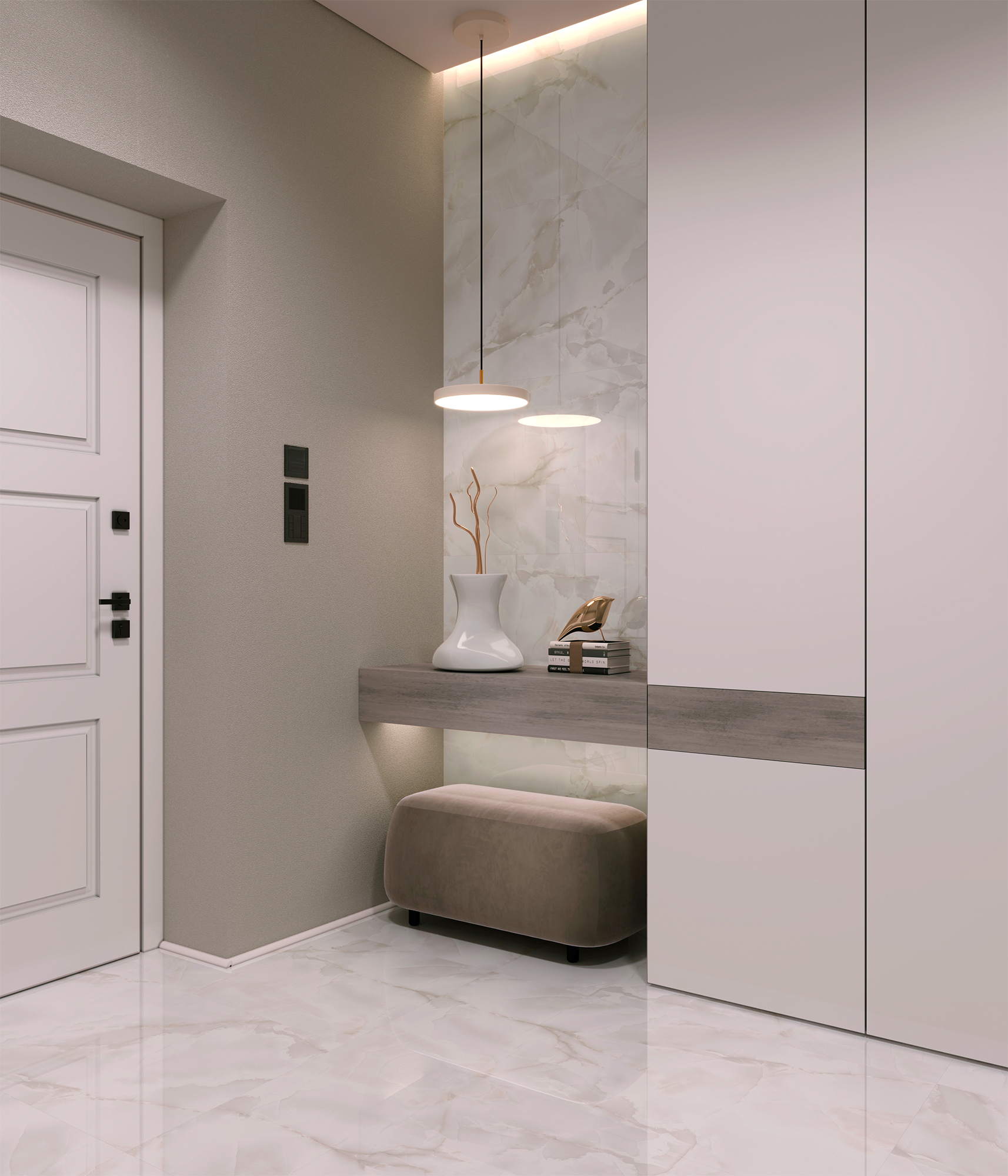 Изображение товара Керамогранит Arcadia Ceramica Примо Оникс Грей FP1017-A 60x120см цвет светло-серый