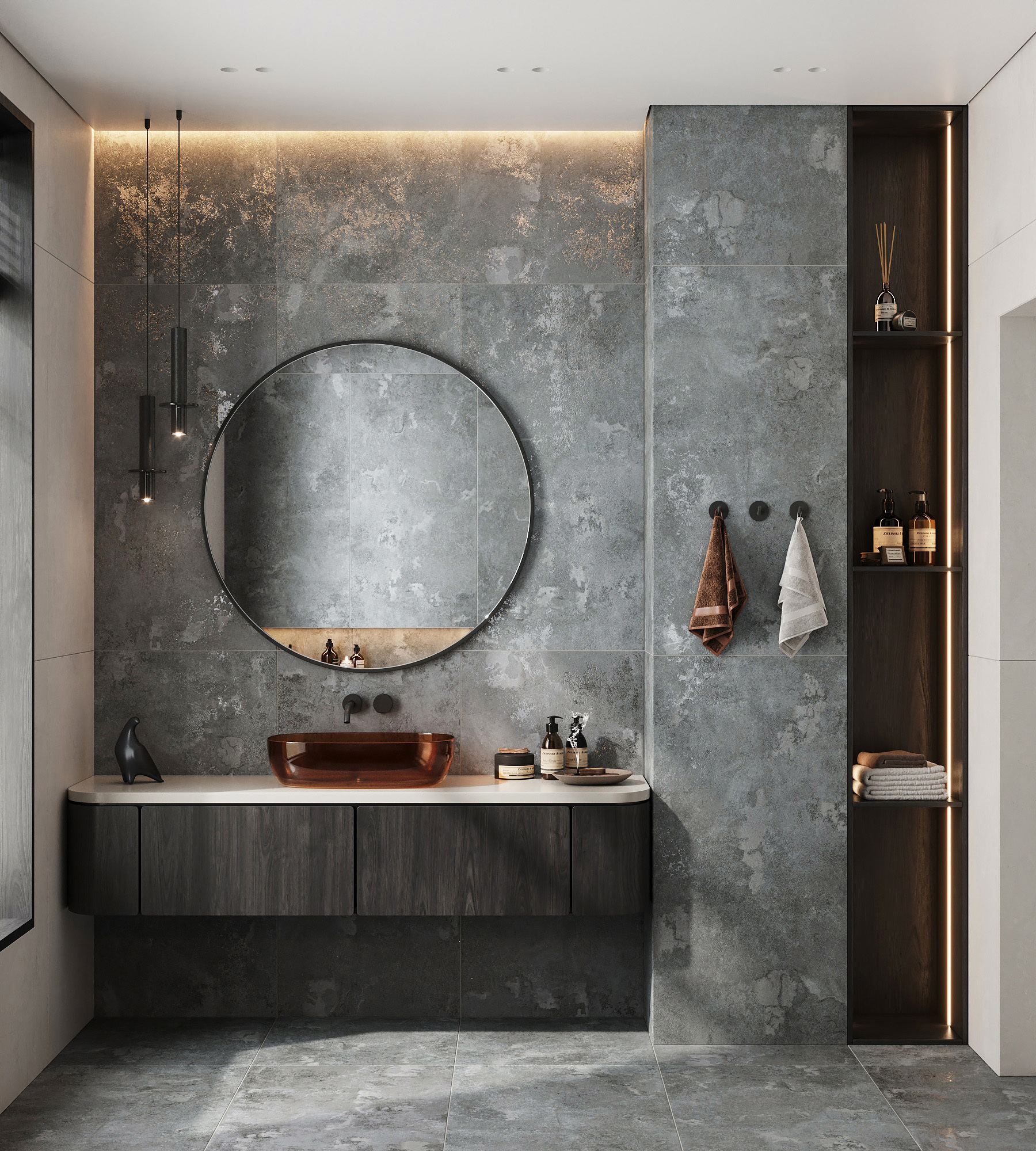 Изображение товара Керамогранит Arcadia Ceramica Эрагон Дарк Грей GI8002-A 60x120см цвет серый