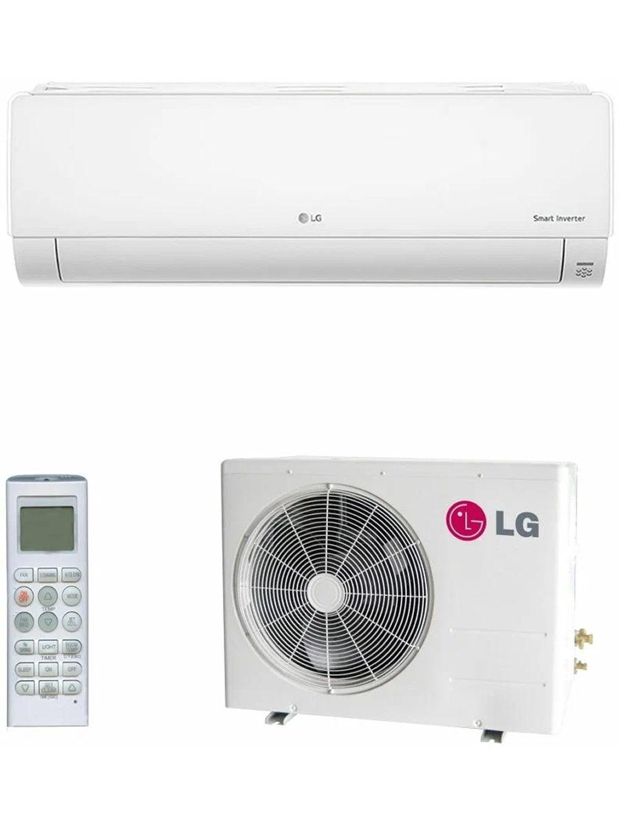 Изображение товара Сплит-система инверторная LG Eco Smart PC09SQR 9K btu охлаждение/обогрев с Wi Fi