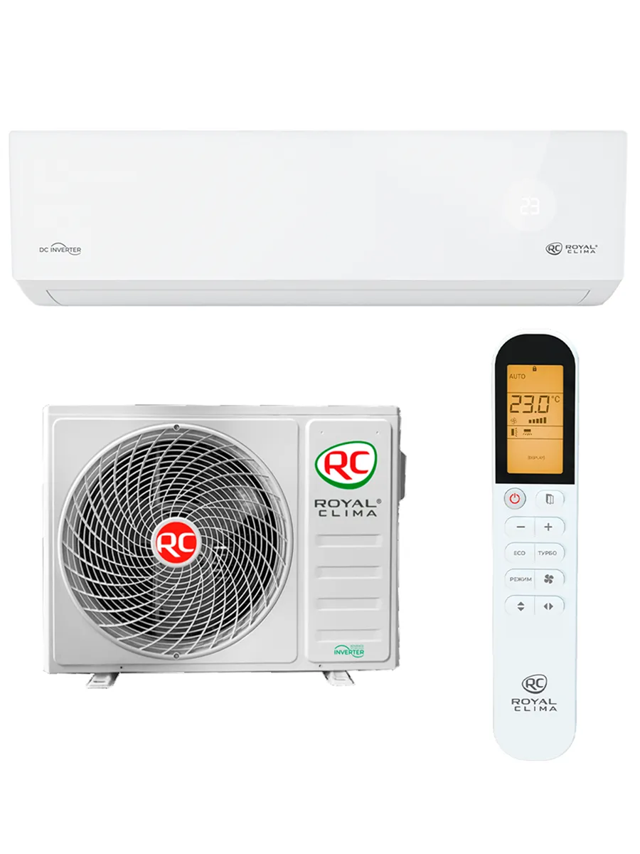 Изображение товара Сплит-система инверторная Royal Clima optimum 2.0 10000K btu охлаждение/обогрев