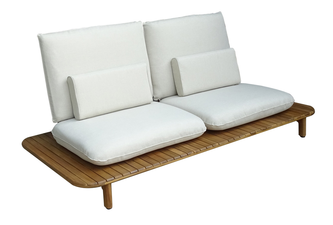 Изображение товара Садовый диван с подушкой Joygarden Аврора 109x220x80.5 см акация бежевый