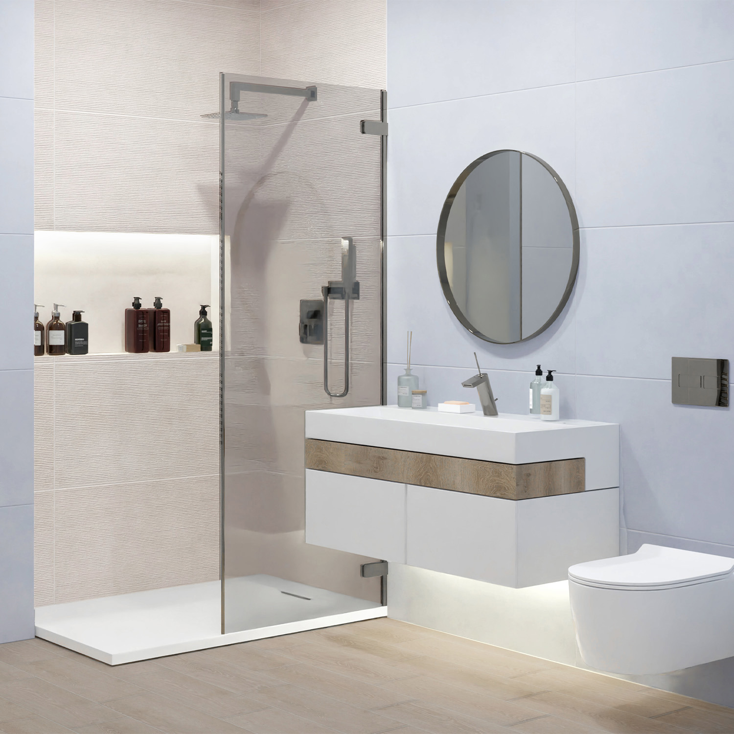 Изображение товара Керамогранит Global Tile Мечта GT5010026716MR 50x100 см цвет голубой