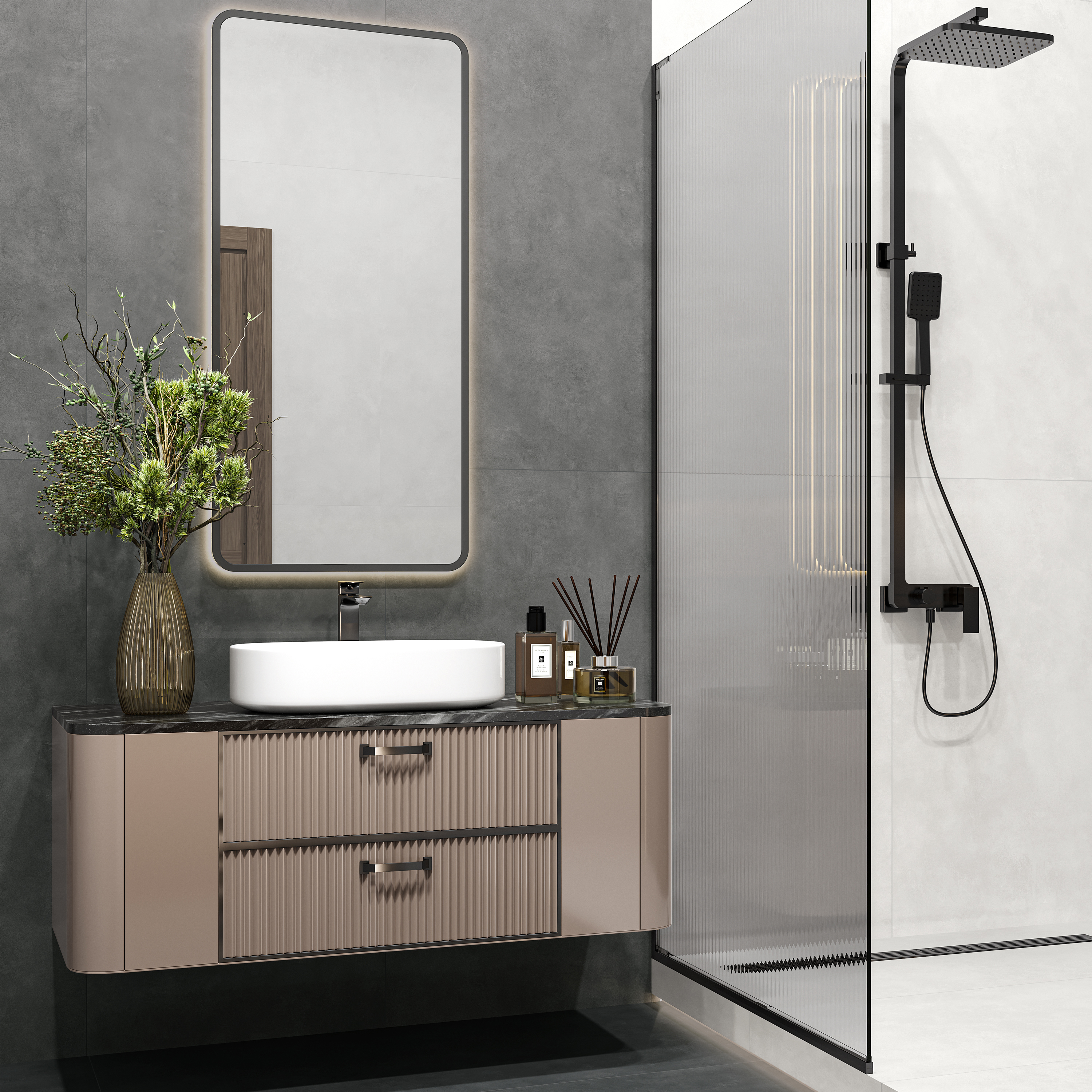 Изображение товара Керамогранит Alma Ceramica Мурал/Mural GFU60120MUR47R матовый 60x120 1.44м2 серый Изображение товара Керамогранит Alma Ceramica Мурал/Mural GFU60120MUR47R матовый 60x120 1.44м2 серый