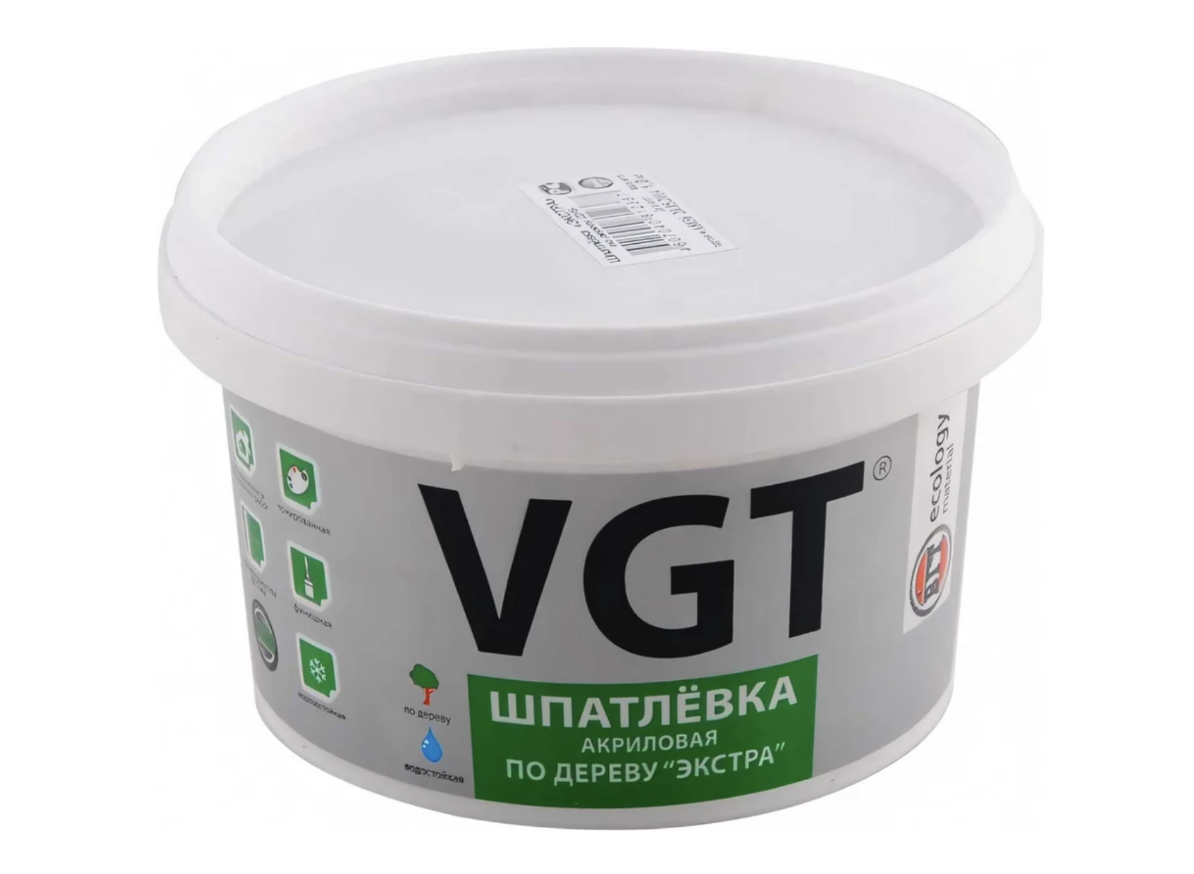 Изображение товара Шпаклевка по дереву VGT Экстра береза 0. 3 кг - влагостойкая акриловая для заделки трещин Изображение товара Шпаклевка по дереву VGT Экстра береза 0. 3 кг - влагостойкая акриловая для заделки трещин