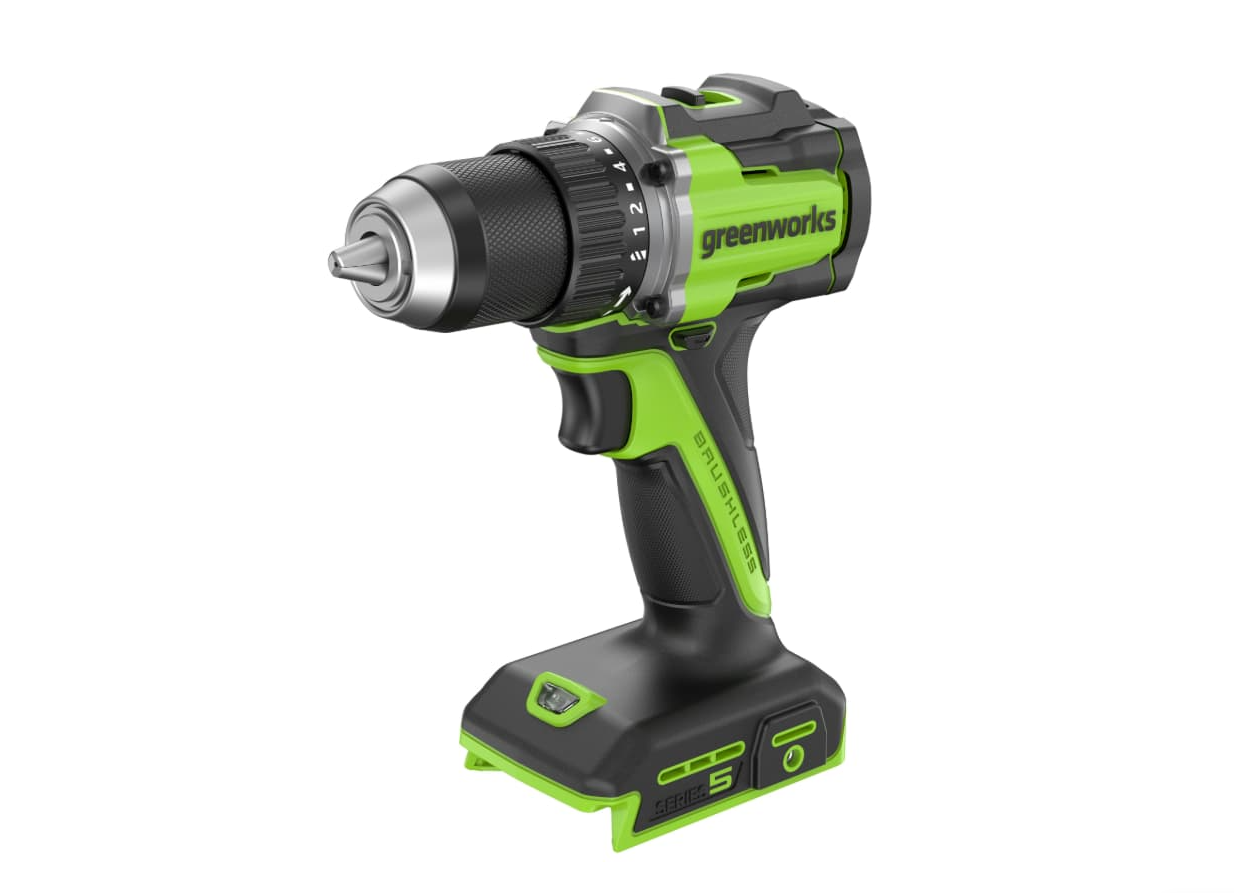 Изображение товара Дрель-шуруповерт аккумуляторная бесщеточная Greenworks DD560, 24 В Li-Ion 1x2 Ач Изображение товара Дрель-шуруповерт аккумуляторная бесщеточная Greenworks DD560, 24 В Li-Ion 1x2 Ач