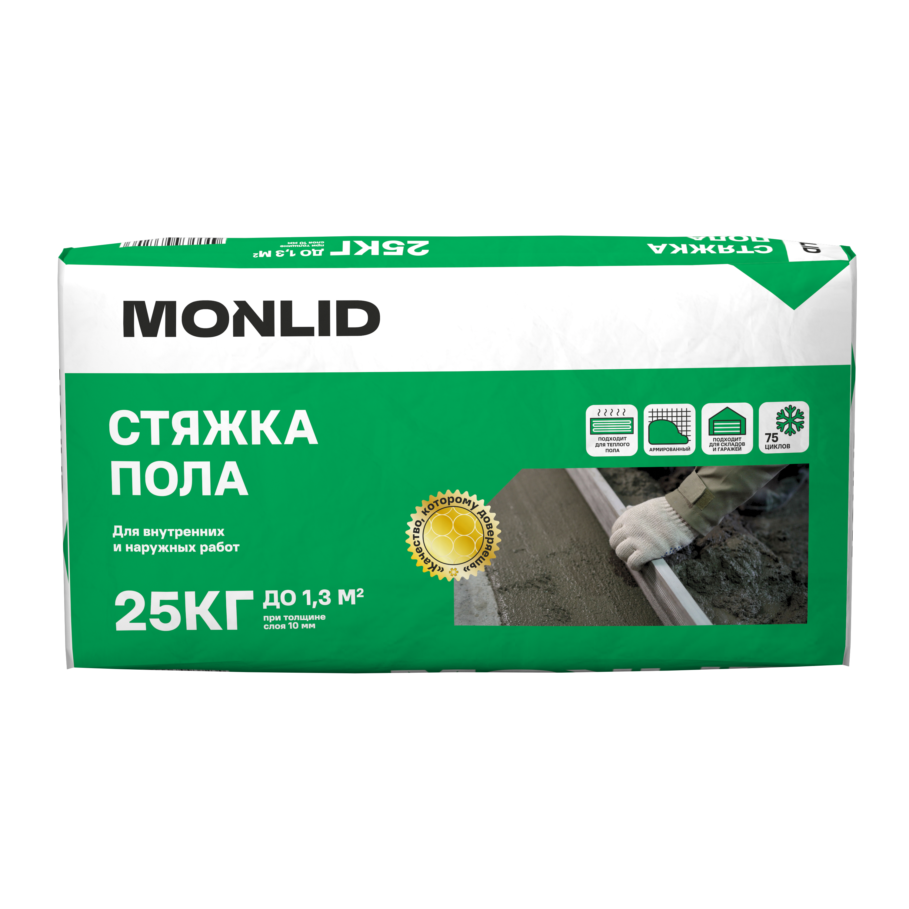 Изображение товара Стяжка пола MONLID 25 кг