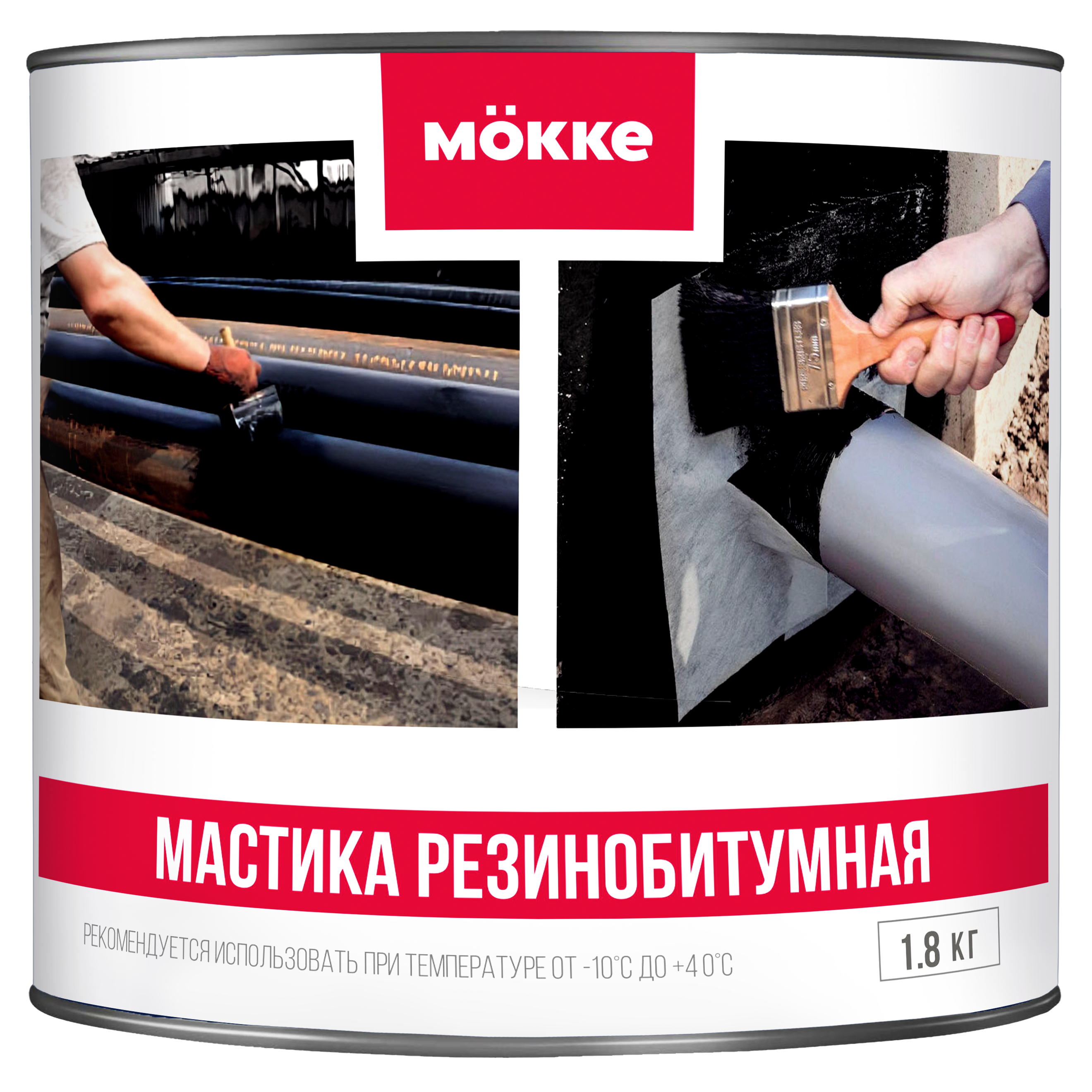 Изображение товара Мастика резинобитумная Mökke 1.8кг