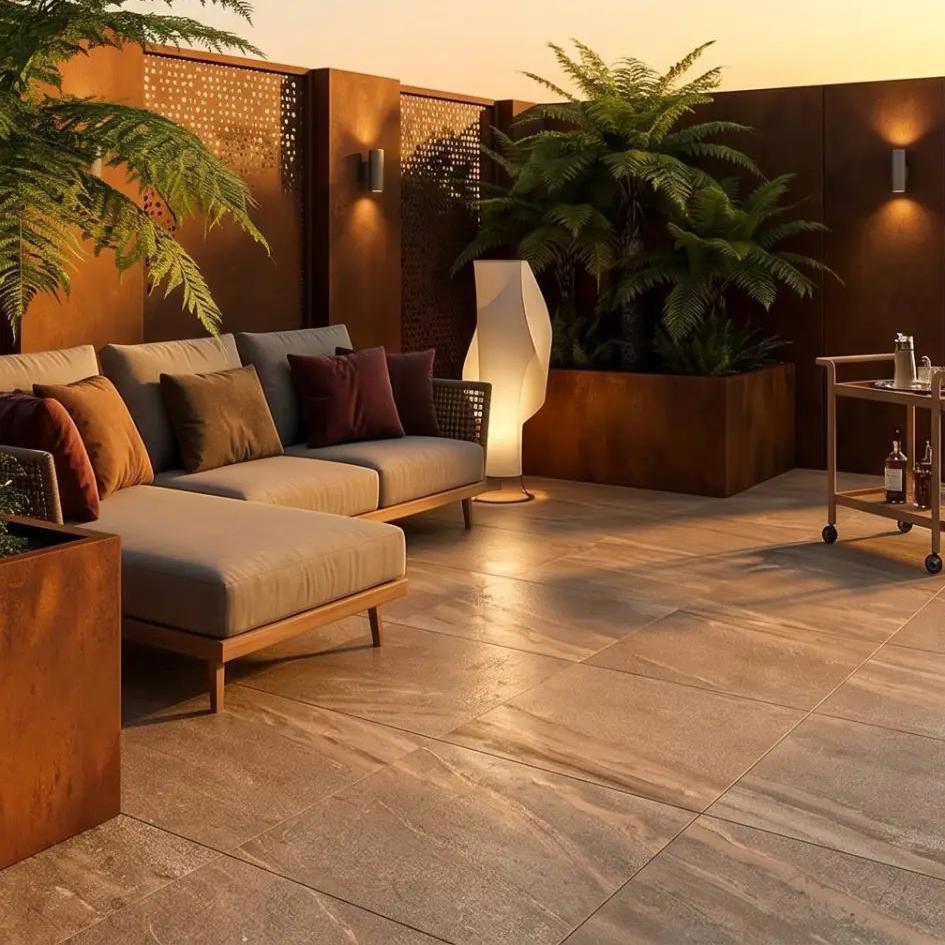 Изображение товара Керамогранит Керамопро Andora Brown 60x60см цвет коричневый