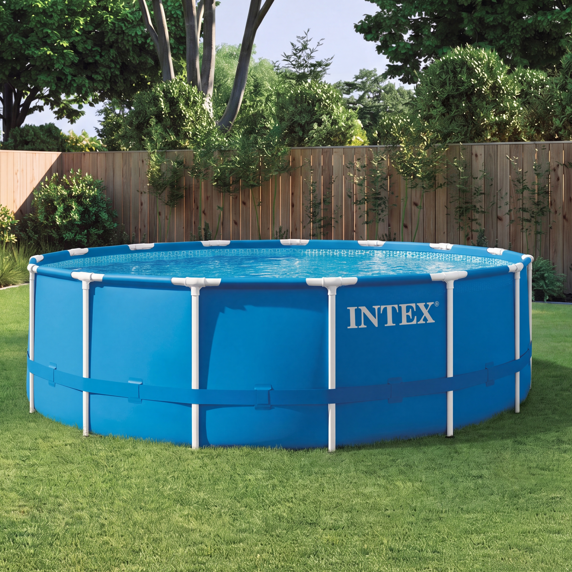 Изображение товара Бассейн каркасный Intex Metal Frame 28242 457x122см 16805 л Изображение товара Бассейн каркасный Intex Metal Frame 28242 457x122см 16805 л