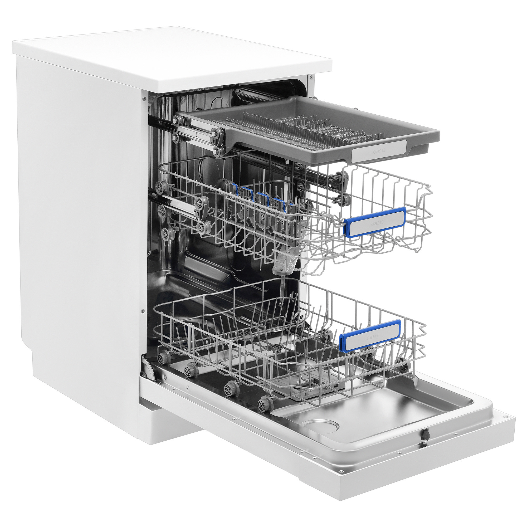 Изображение товара Отдельностоящая посудомоечная машина Making Oasis Everywhere DW-4525 D 44.8 см 4 программы цвет белый Изображение товара Отдельностоящая посудомоечная машина Making Oasis Everywhere DW-4525 D 44.8 см 4 программы цвет белый