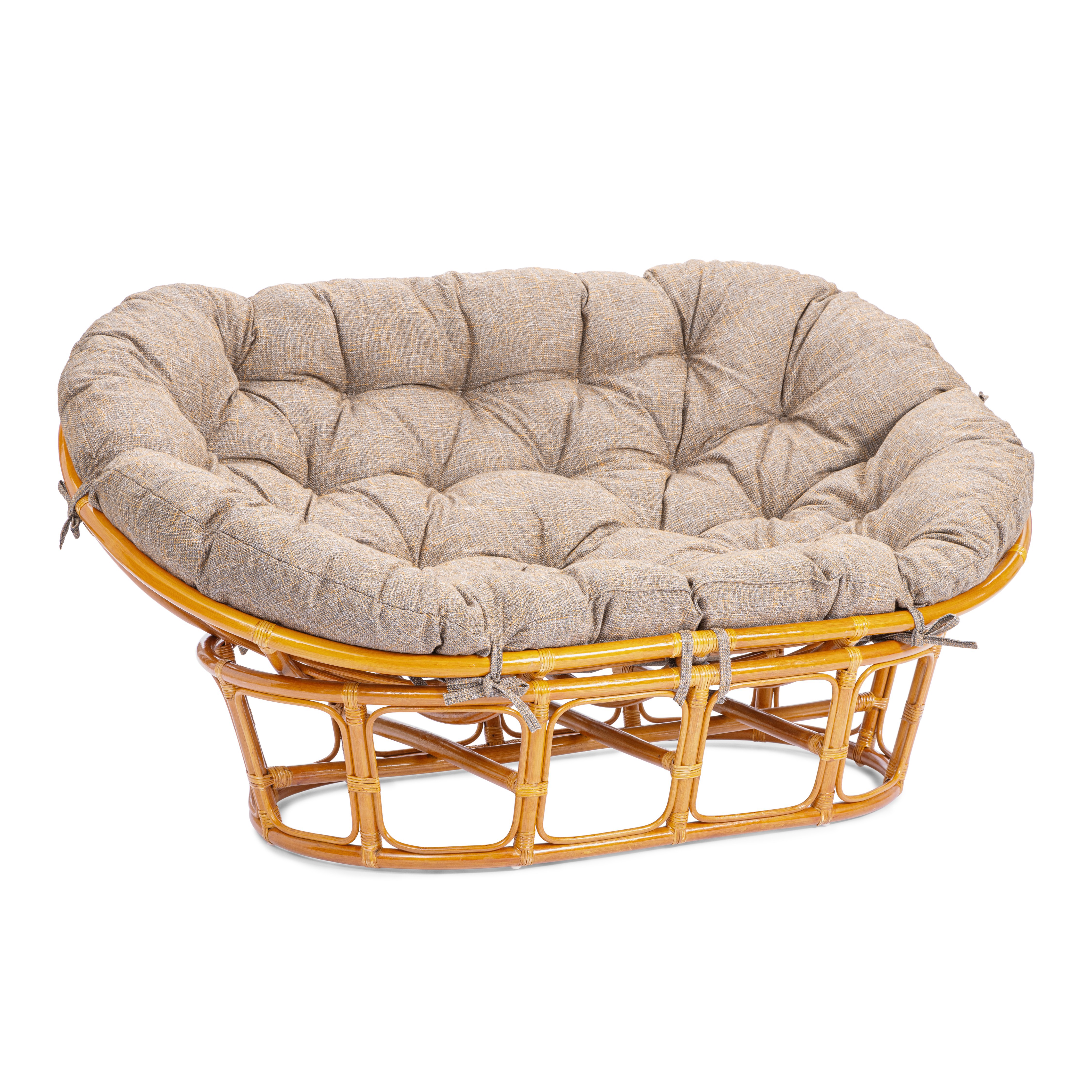 Изображение товара Диван садовый Tetchair Мамасан 25870 169x102x80 см натуральный ротанг бежевый Изображение товара Диван садовый Tetchair Мамасан 25870 169x102x80 см натуральный ротанг бежевый
