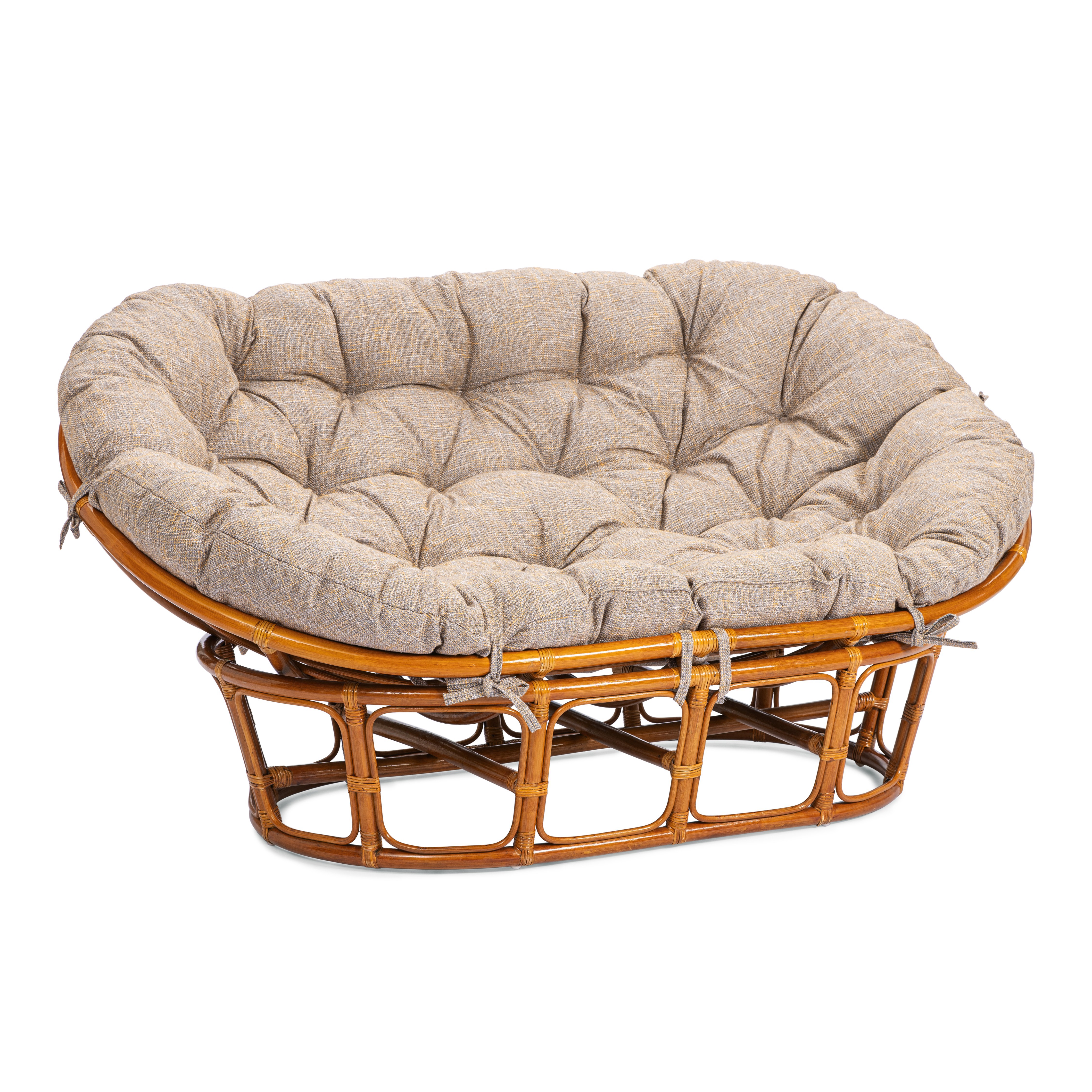 Изображение товара Диван садовый Tetchair Мамасан 25869 169x102x80 см натуральный ротанг светло-коричневый
