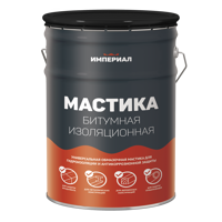 Изображение товара Битумная гидроизоляционная мастика Империал 13л для фундамента и металлоконструкций Изображение товара Битумная гидроизоляционная мастика Империал 13л для фундамента и металлоконструкций