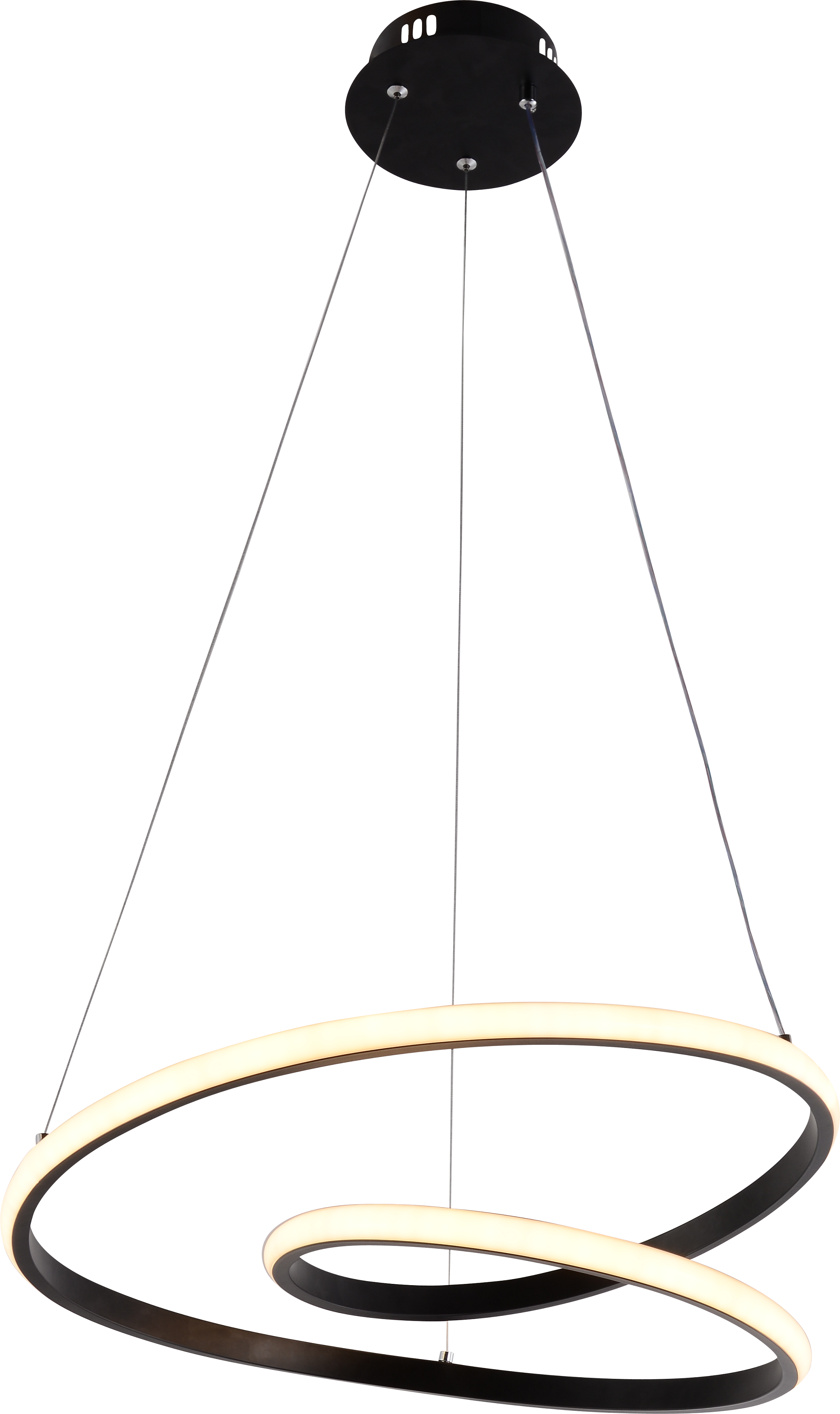 Изображение товара Светильник подвесной светодиодная Rivoli Nelly 6143-103 Б0062233 21 м² регулируемый белый свет цвет черный Изображение товара Светильник подвесной светодиодная Rivoli Nelly 6143-103 Б0062233 21 м² регулируемый белый свет цвет черный
