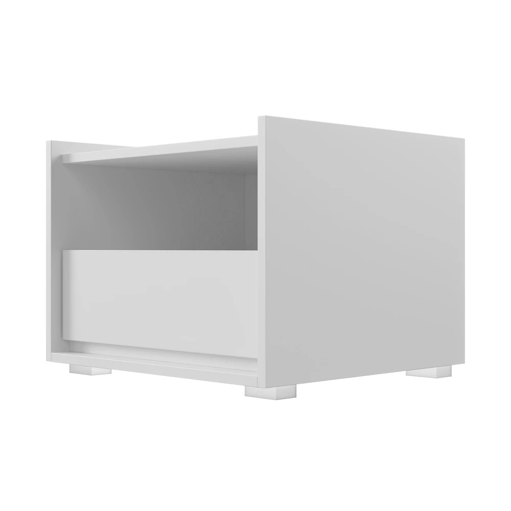 Изображение товара Тумба прикроватная Lazurit 50x45x37.7 см 1 ящик ЛДСП цвет белый