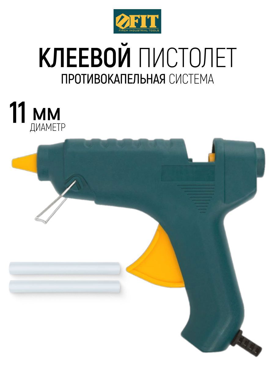 Изображение товара Пистолет клеевой Fit 14344, 60 Вт, для стержней 11 мм Изображение товара Пистолет клеевой Fit 14344, 60 Вт, для стержней 11 мм