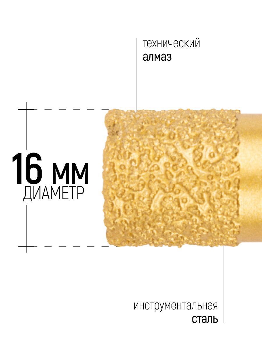 Изображение товара Коронка по керамограниту Fit 16336 60 мм Изображение товара Коронка по керамограниту Fit 16336 60 мм