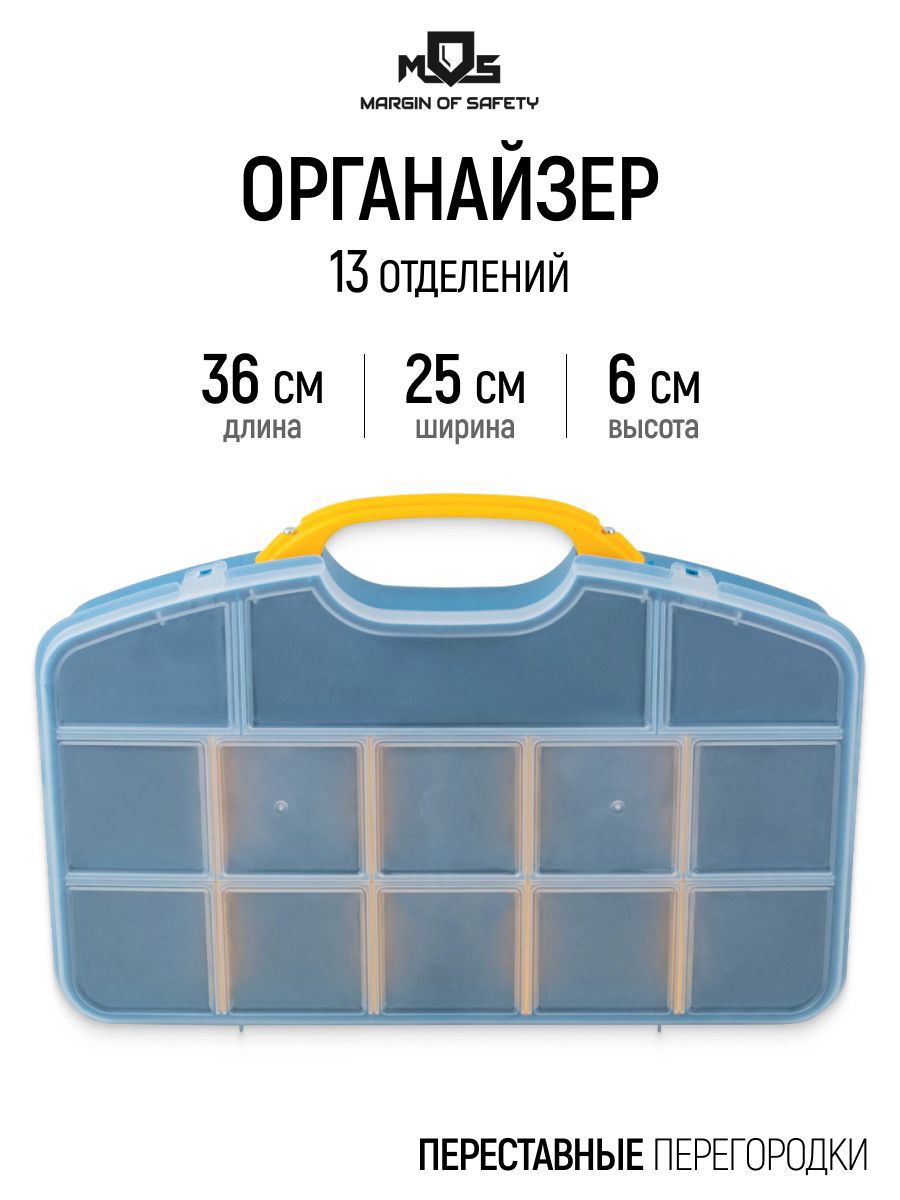 Изображение товара Ящик органайзер Mos 245x60x360 мм, пластиковый Изображение товара Ящик органайзер Mos 245x60x360 мм, пластиковый