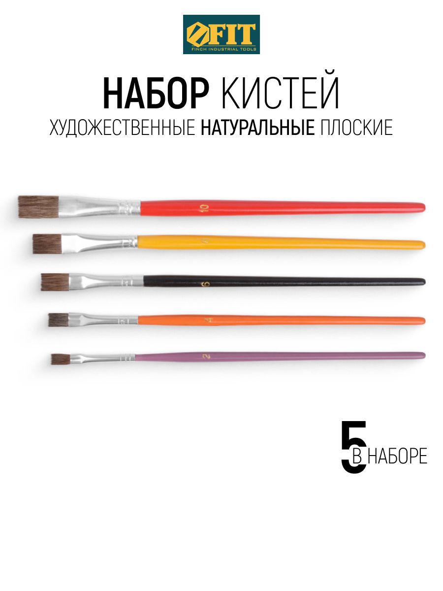 Изображение товара Малярная кисть универсальный Fit натуральная щетина ширина 50 мм