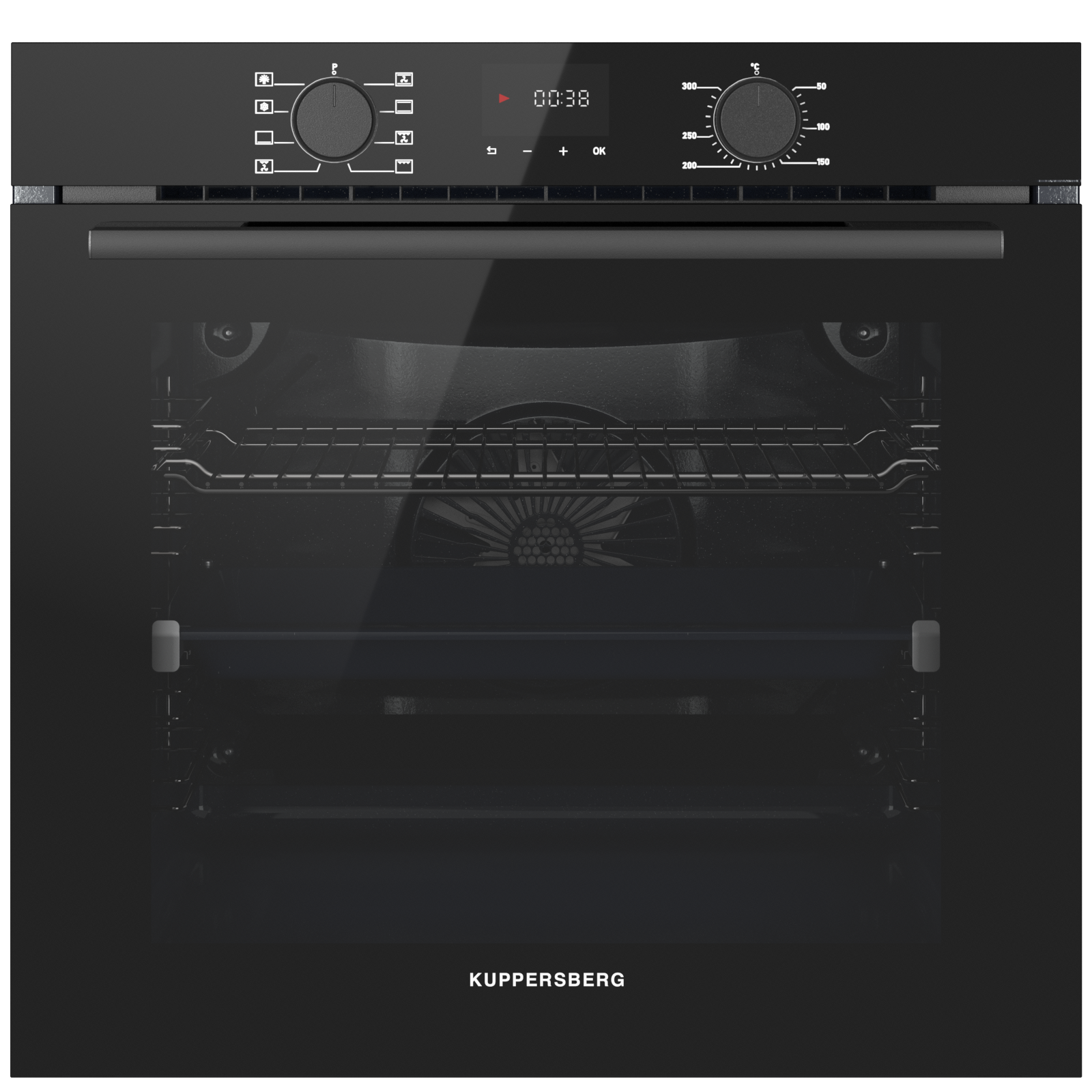 Изображение товара Встраиваемый духовой шкаф Kuppersberg hf 608 Black 59.5x59.5x54.7 см цвет черный Изображение товара Встраиваемый духовой шкаф Kuppersberg hf 608 Black 59.5x59.5x54.7 см цвет черный