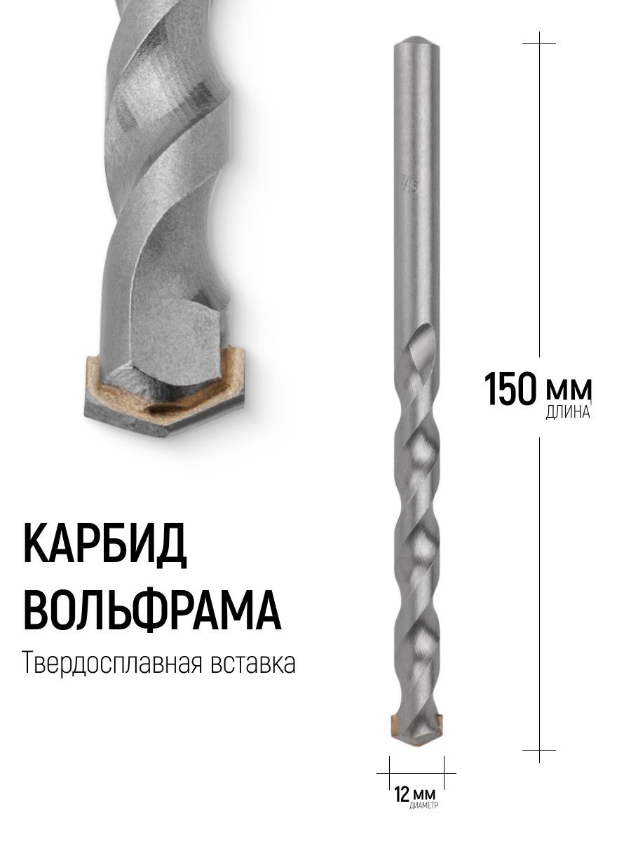 Изображение товара Сверло спиральное по бетону Fit 34546_34546 12x150 мм