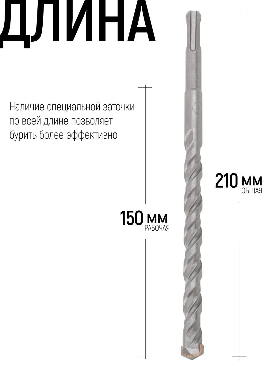 Изображение товара Бур по бетону Greatflex 56-14210 14x210 мм