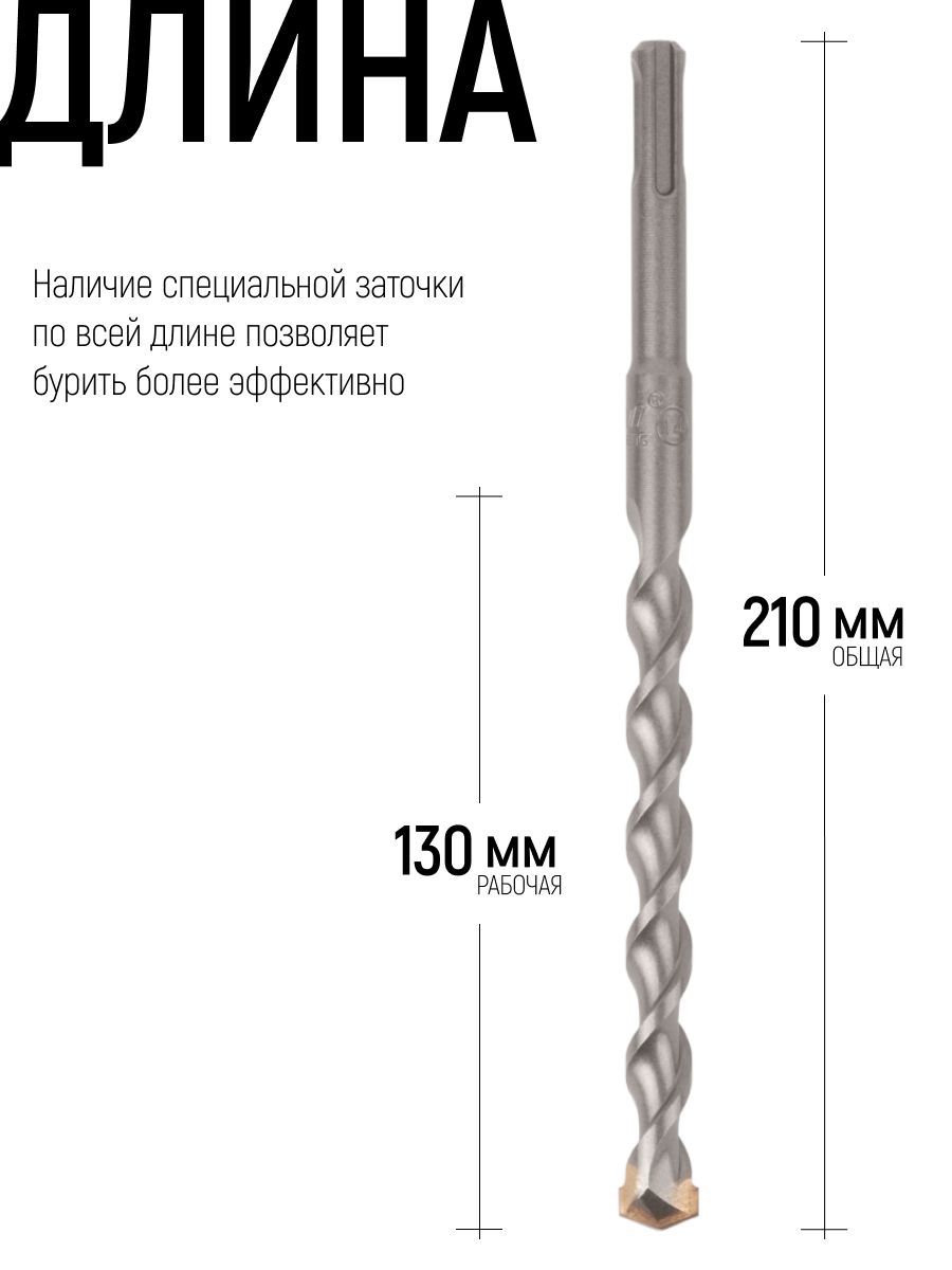 Изображение товара Бур по бетону Fdw 41-14210 14x210 мм Изображение товара Бур по бетону Fdw 41-14210 14x210 мм