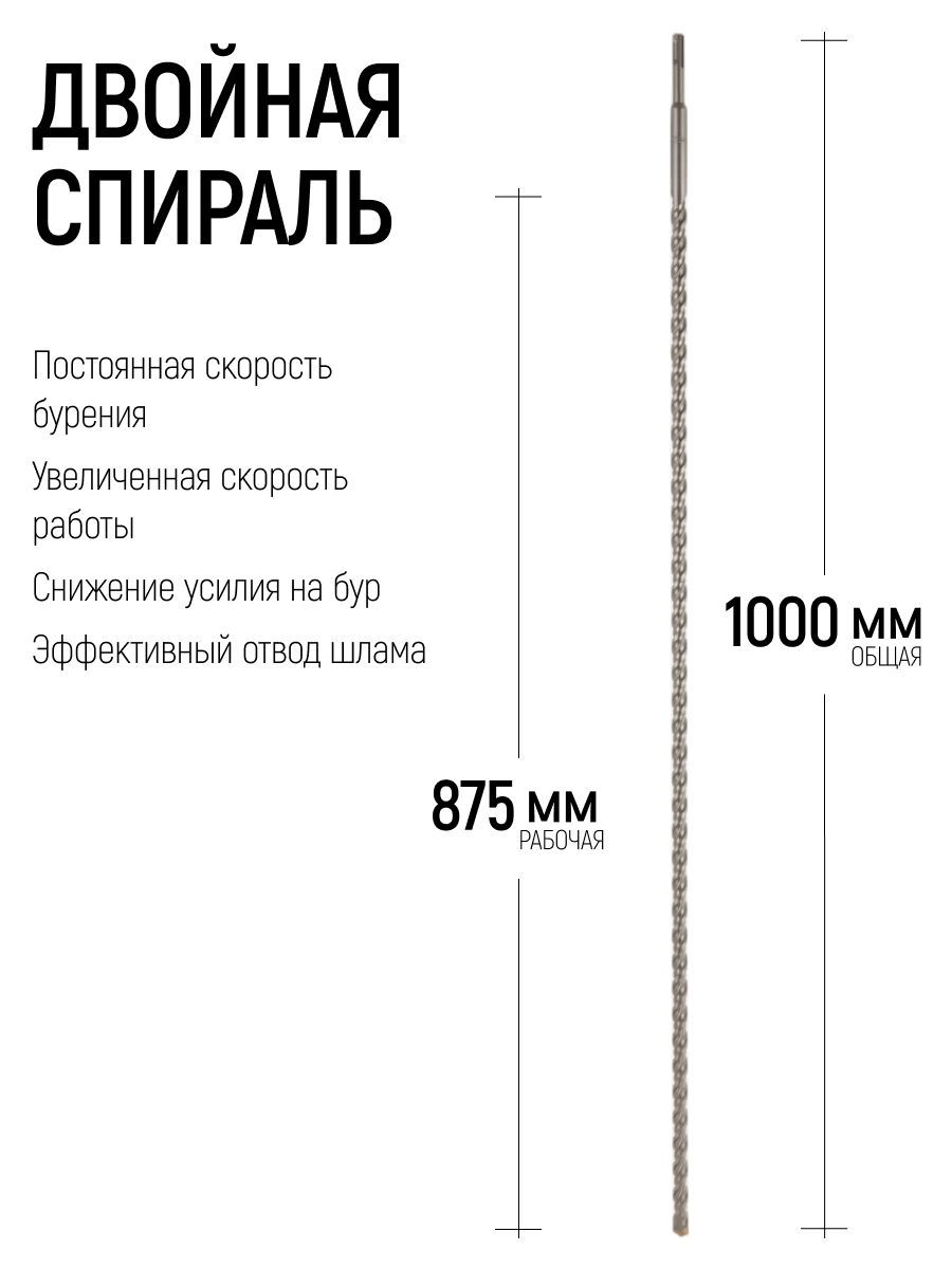 Изображение товара Бур по бетону Cutop 40-161000 16x1000 мм