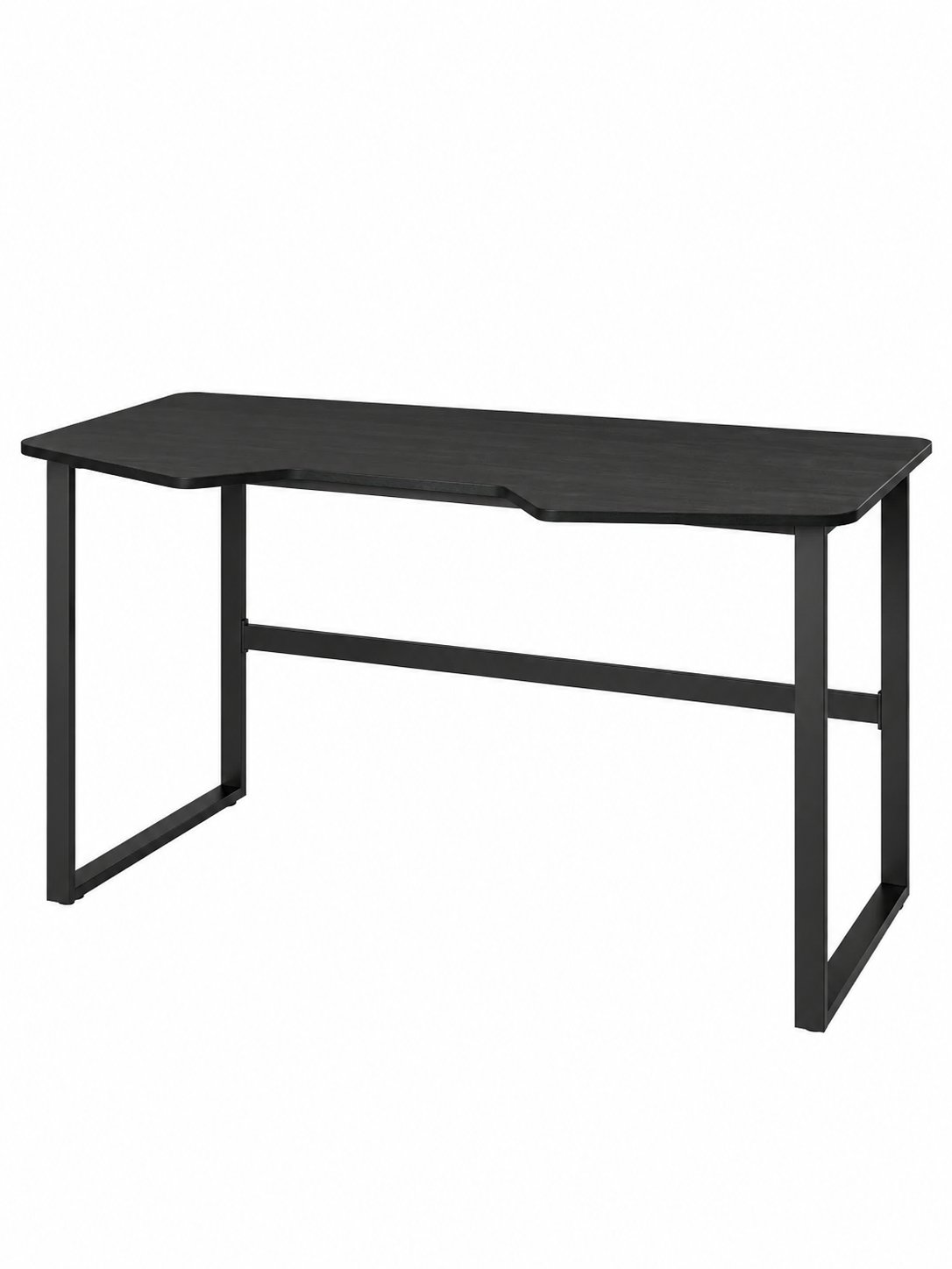 Изображение товара Игровой компьютерный стол Линия 140x75x80 см ЛДСП цвет черный графит Изображение товара Игровой компьютерный стол Линия 140x75x80 см ЛДСП цвет черный графит