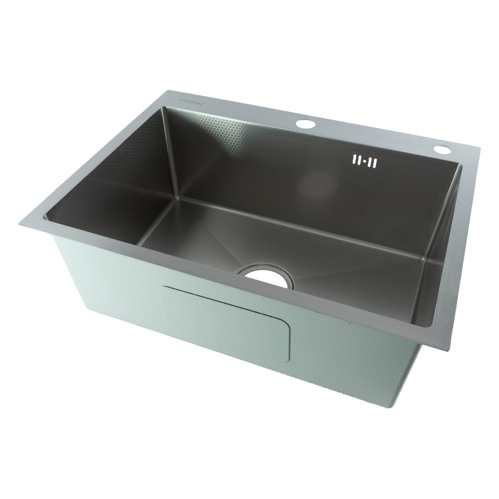 Изображение товара Мойка для кухни Fmark FSC6045L-LM 45x60 см глубина чаши 21 см нержавеющая сталь цвет сатин