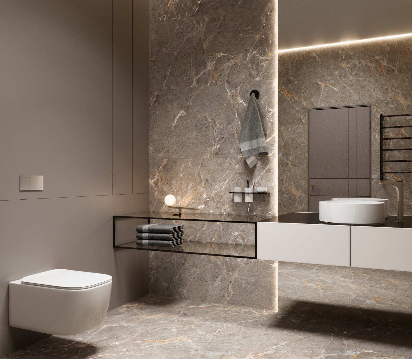 Изображение товара Керамогранит Arcadia Ceramica Роял Грей GI8006-B 60x120 см цвет серый