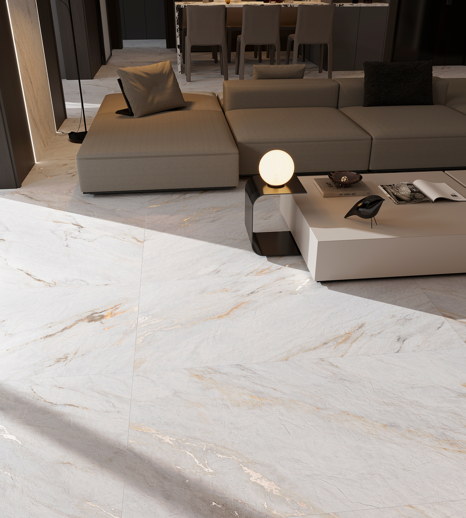Изображение товара Керамогранит Arcadia Ceramica Лацио Пир GI8008-B 60x120 см цвет бело-коричневый Изображение товара Керамогранит Arcadia Ceramica Лацио Пир GI8008-B 60x120 см цвет бело-коричневый