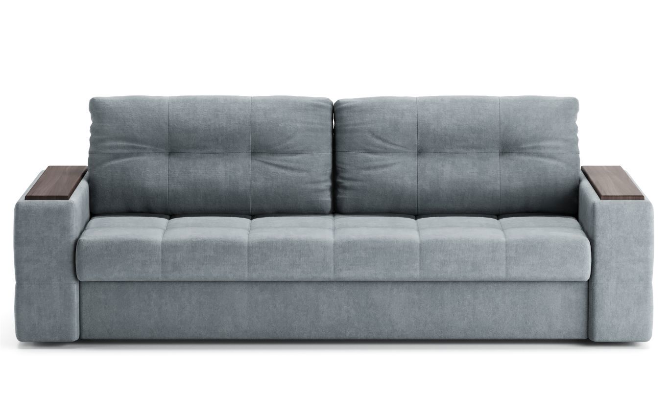 Изображение товара Диван прямой раскладной Fami home Ричвуд Nordic 83 246x90x108 см шенилл цвет серый