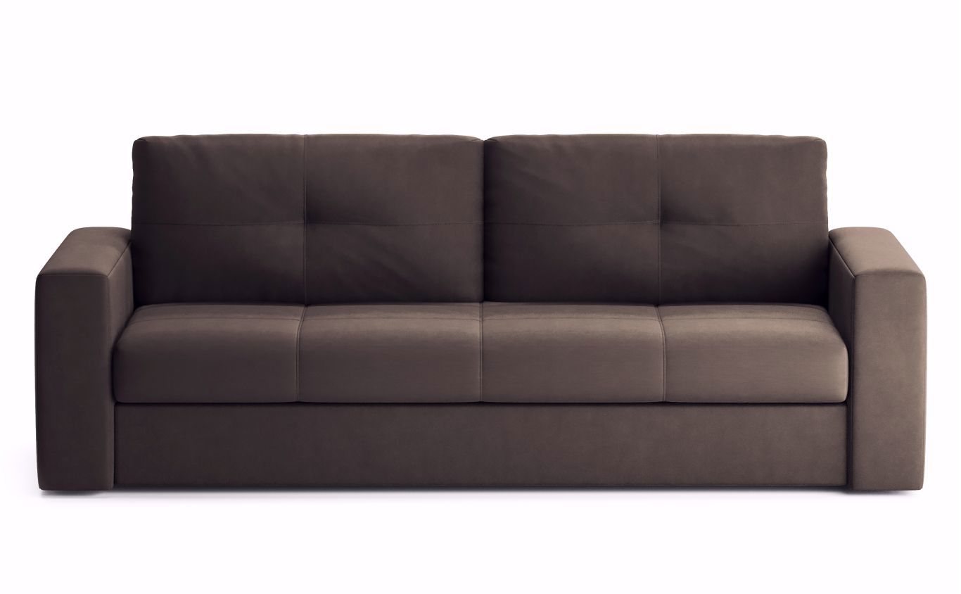 Изображение товара Диван прямой раскладной Fami home Баден Leonardo 06 236x94x102 см велюр цвет коричневый Изображение товара Диван прямой раскладной Fami home Баден Leonardo 06 236x94x102 см велюр цвет коричневый