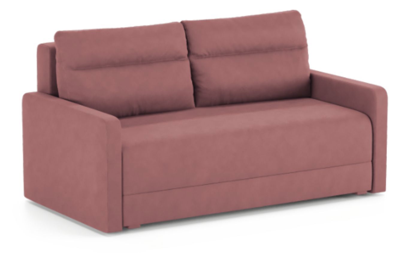 Изображение товара Диван прямой раскладной Fami home Хортон Comfort 21 157x82x87 см велюр цвет розовый