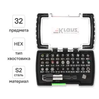 Изображение товара Набор бит магнитных Kranz KR-92-0464, 32 шт.