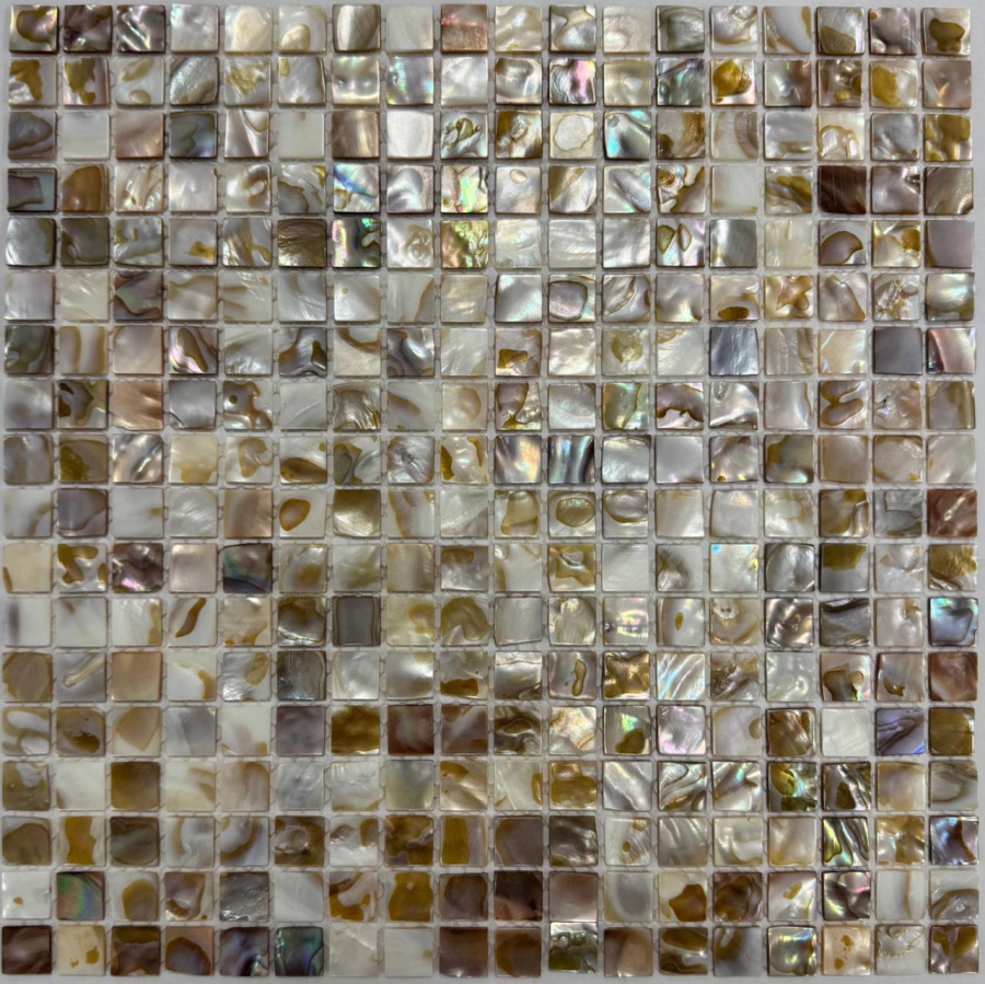 Изображение товара Мозаика Pixmosaic Перламутр ракушка 30x30 см цвет перламутр 772, 11 шт в упаковке