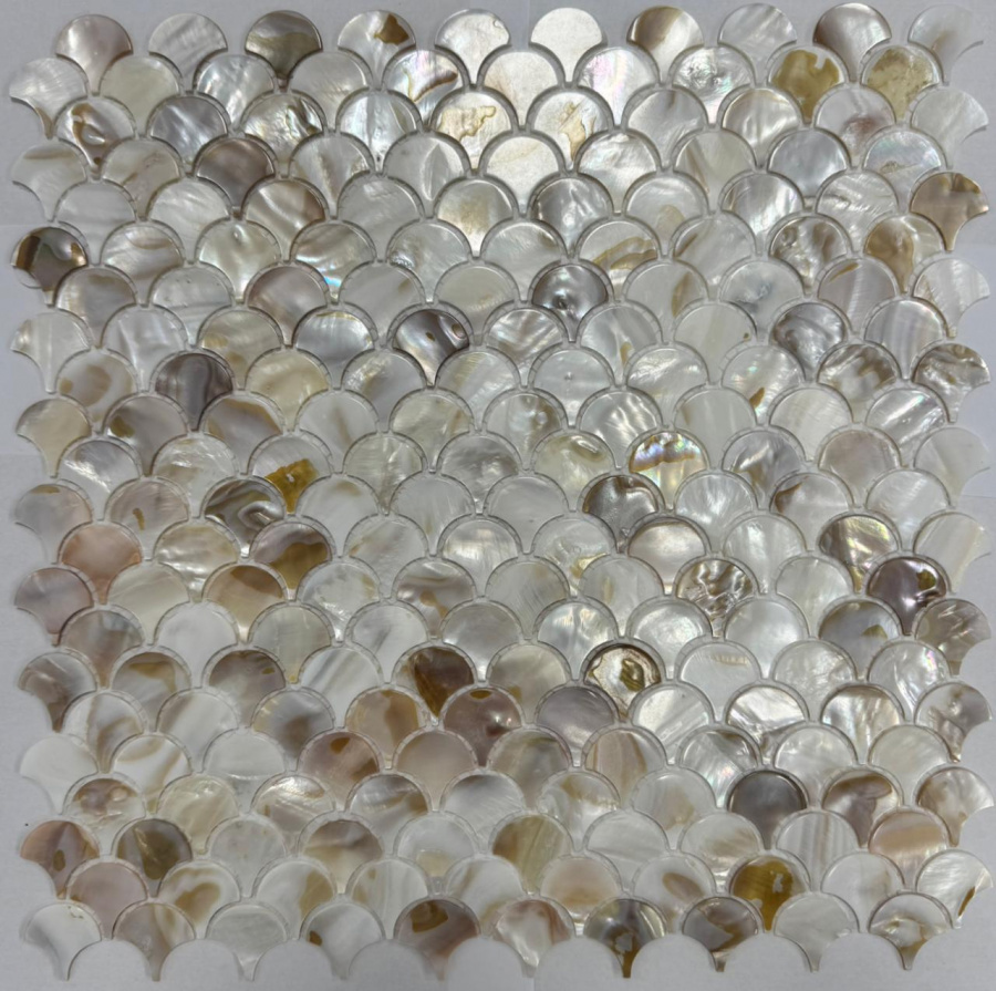 Изображение товара Мозаика Pixmosaic Перламутр ракушка 30x30 см цвет перламутр 773, 11 шт в упаковке