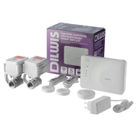 Изображение товара Система защиты от протечки воды DILWIS Smart Wi-Fi 3/4" 2 крана 3 датчика Wi-Fi Изображение товара Система защиты от протечки воды DILWIS Smart Wi-Fi 3/4" 2 крана 3 датчика Wi-Fi