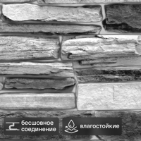 Изображение товара Листовая панель ПВХ 980x498x3 мм Сильвер 0.49 м² Изображение товара Листовая панель ПВХ 980x498x3 мм Сильвер 0.49 м²