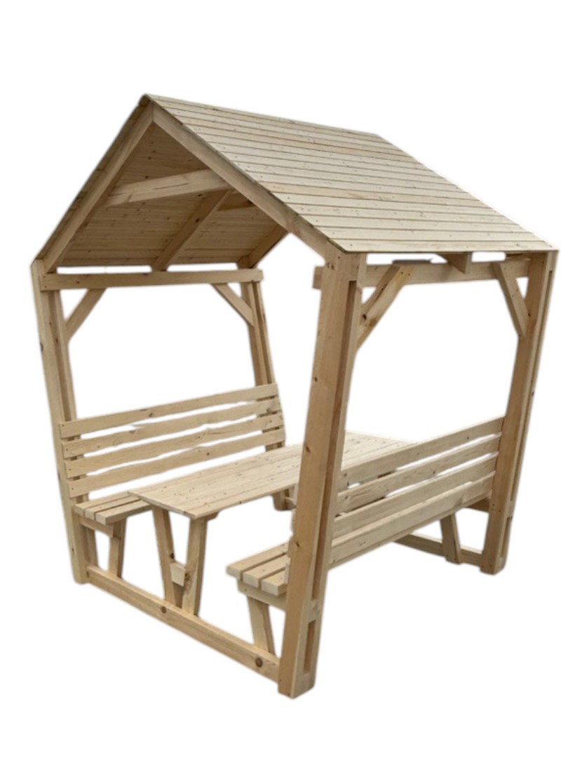 Изображение товара Беседка Sidwood 180x236x255.4 cм дерево бежевый
